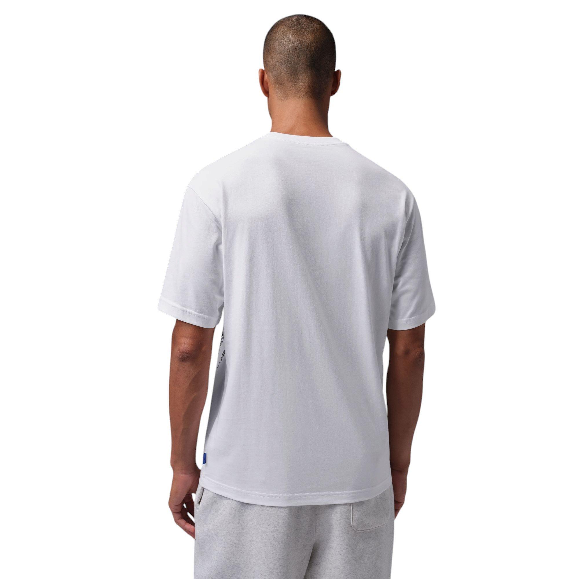 Jordan Brooklyn "Space Jam" Bugs Bunny Men's Crew-Neck Tee - WHITE