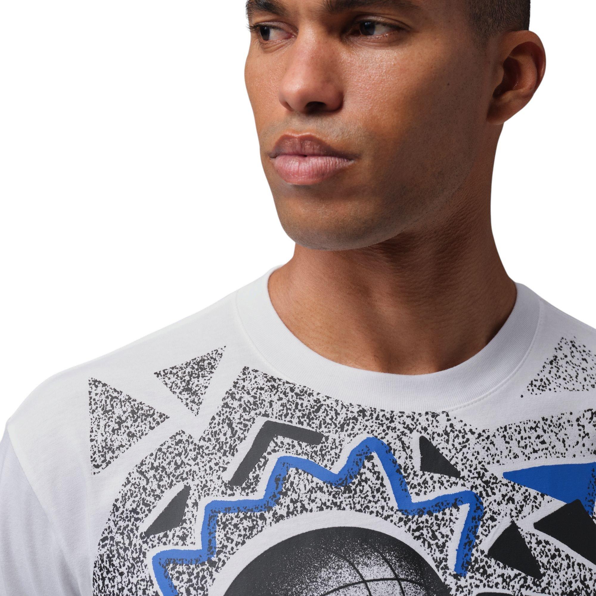 Jordan Brooklyn "Space Jam" Bugs Bunny Men's Crew-Neck Tee - WHITE