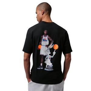 Jordan Brooklyn "Space Jam" Men's Crew-Neck Tee - BLACK