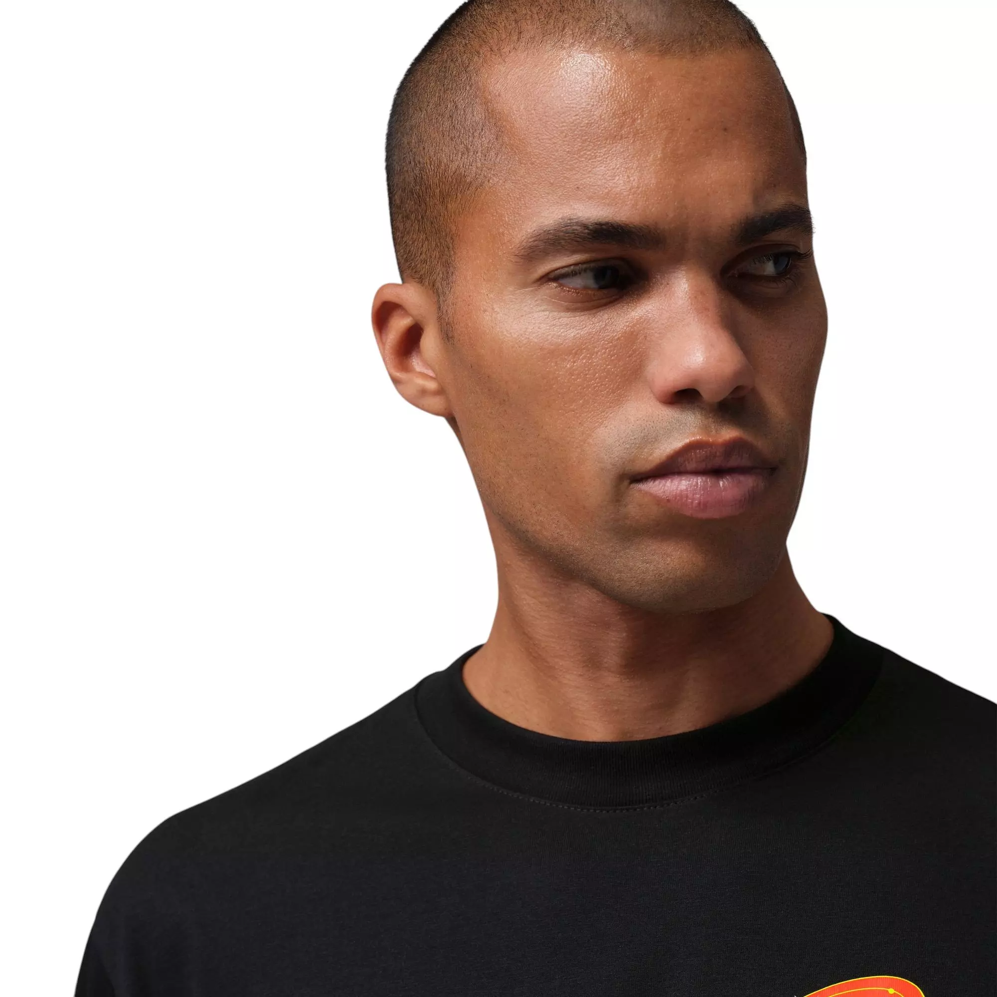 Jordan Brooklyn "Space Jam" Men's Crew-Neck Tee - BLACK