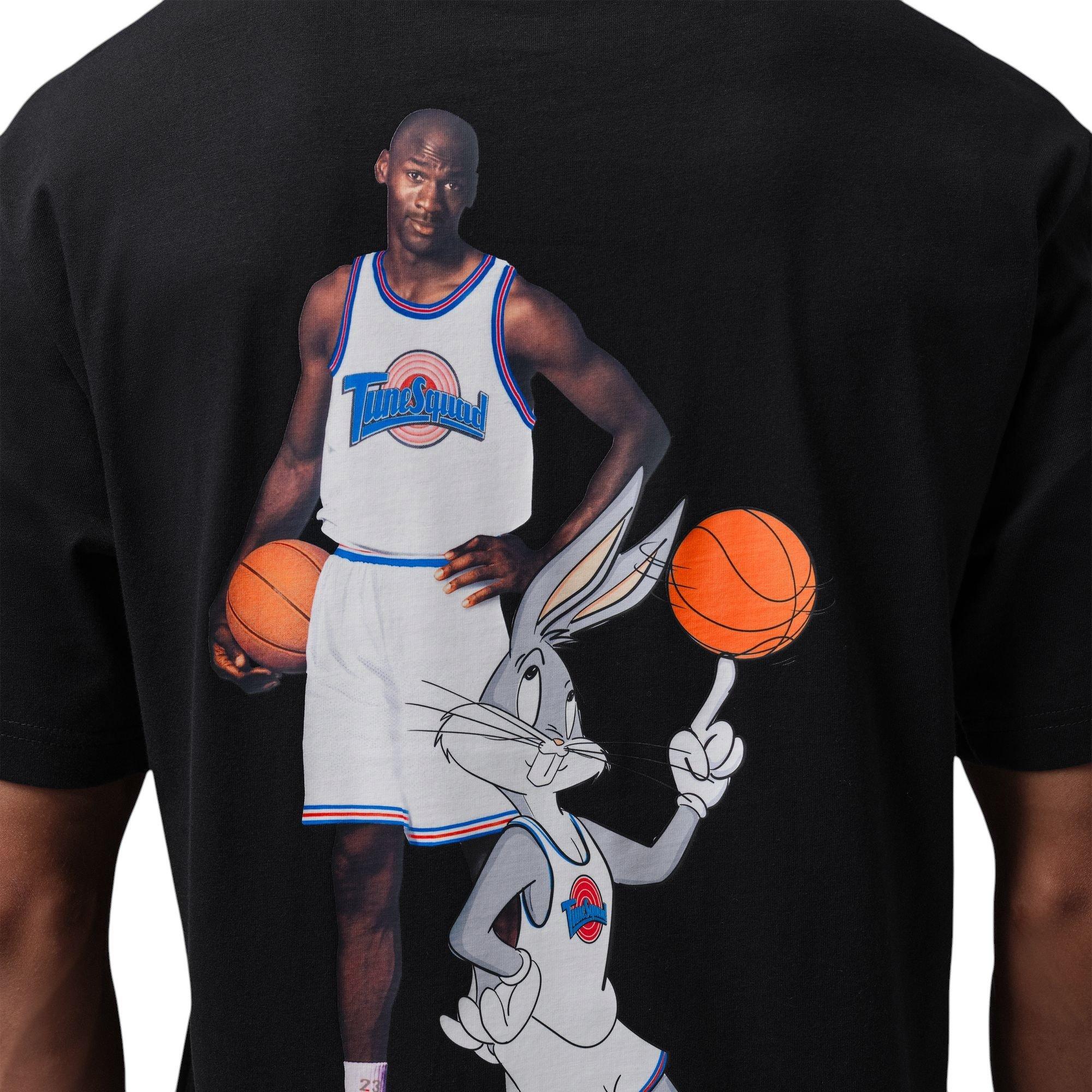 Jordan Brooklyn "Space Jam" Men's Crew-Neck Tee - BLACK