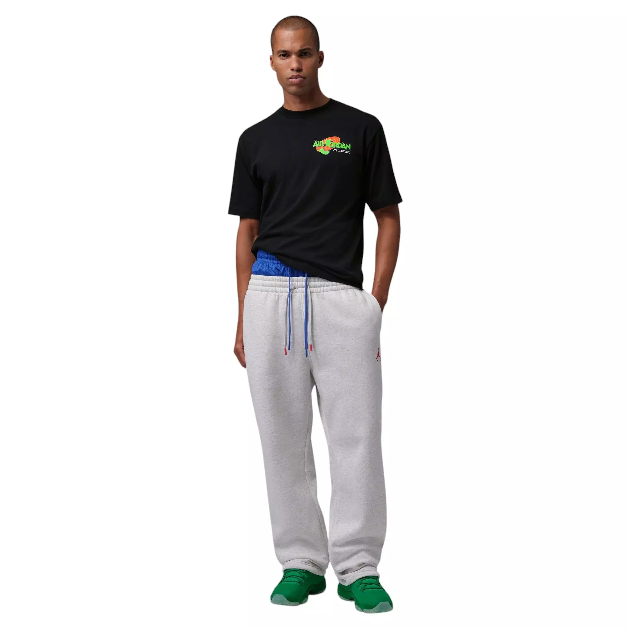 Jordan Brooklyn "Space Jam" Men's Crew-Neck Tee - BLACK