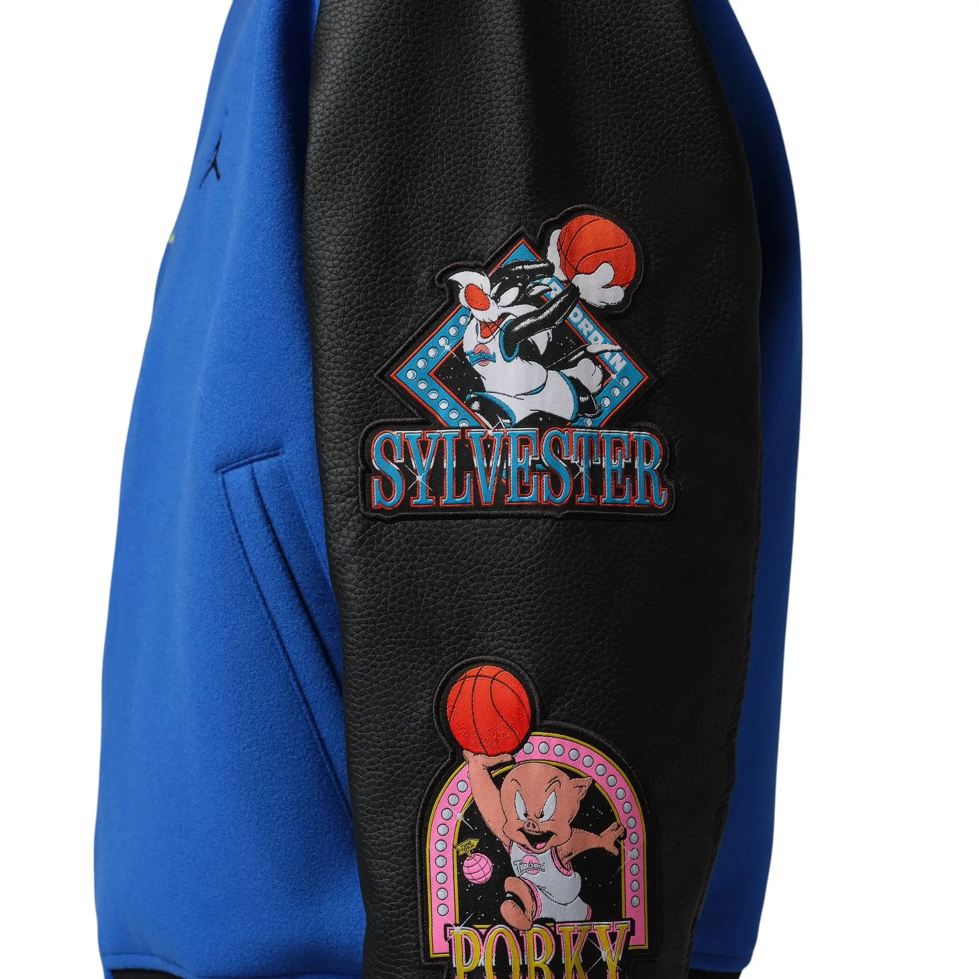 Jordan Flight Varsity "Space Jam" Men's Jacket - ROYAL/BLACK