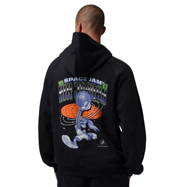 Jordan Brooklyn "Space Jam" Men's Fleece Pullover Hoodie - BLACK