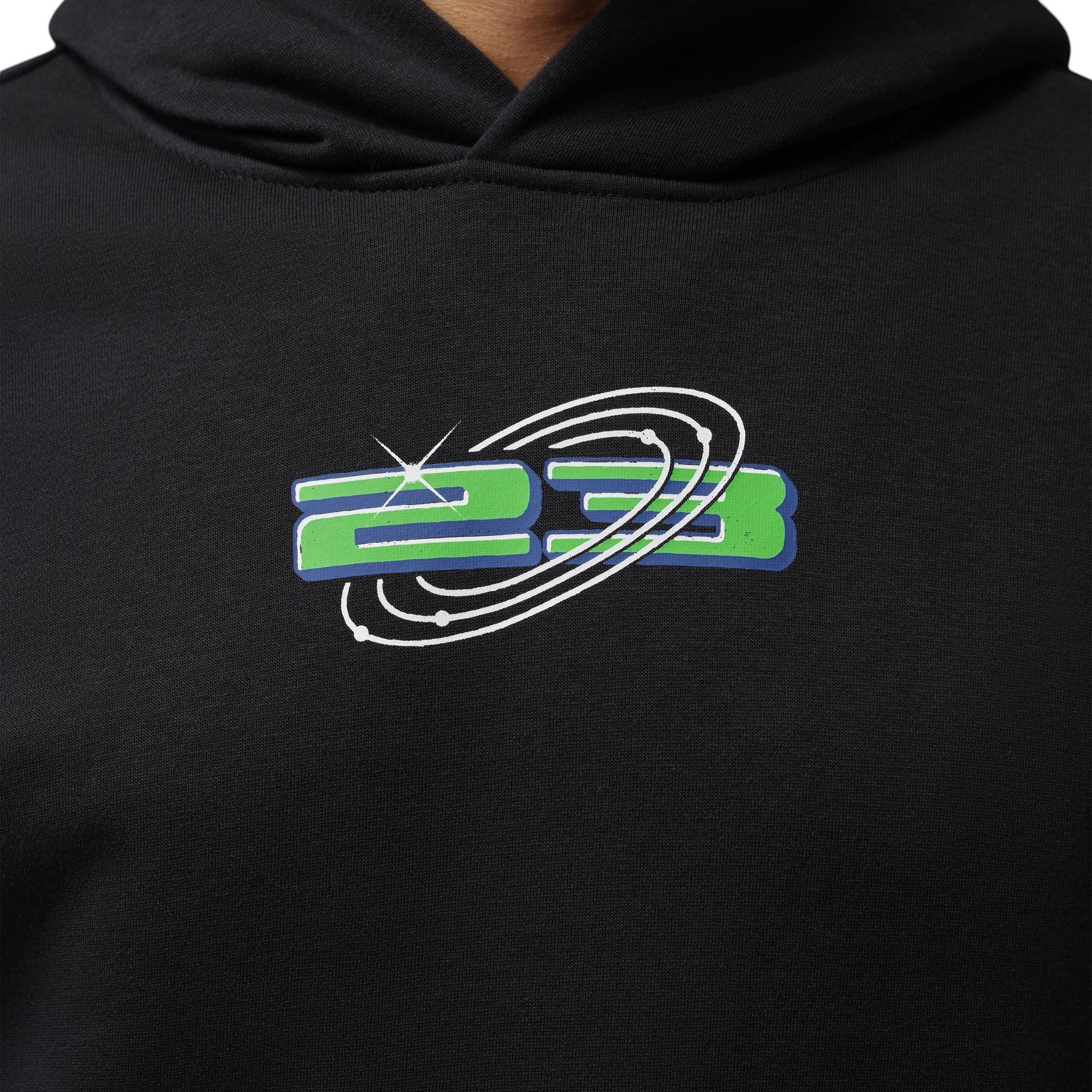 Jordan Brooklyn "Space Jam" Men's Fleece Pullover Hoodie - BLACK