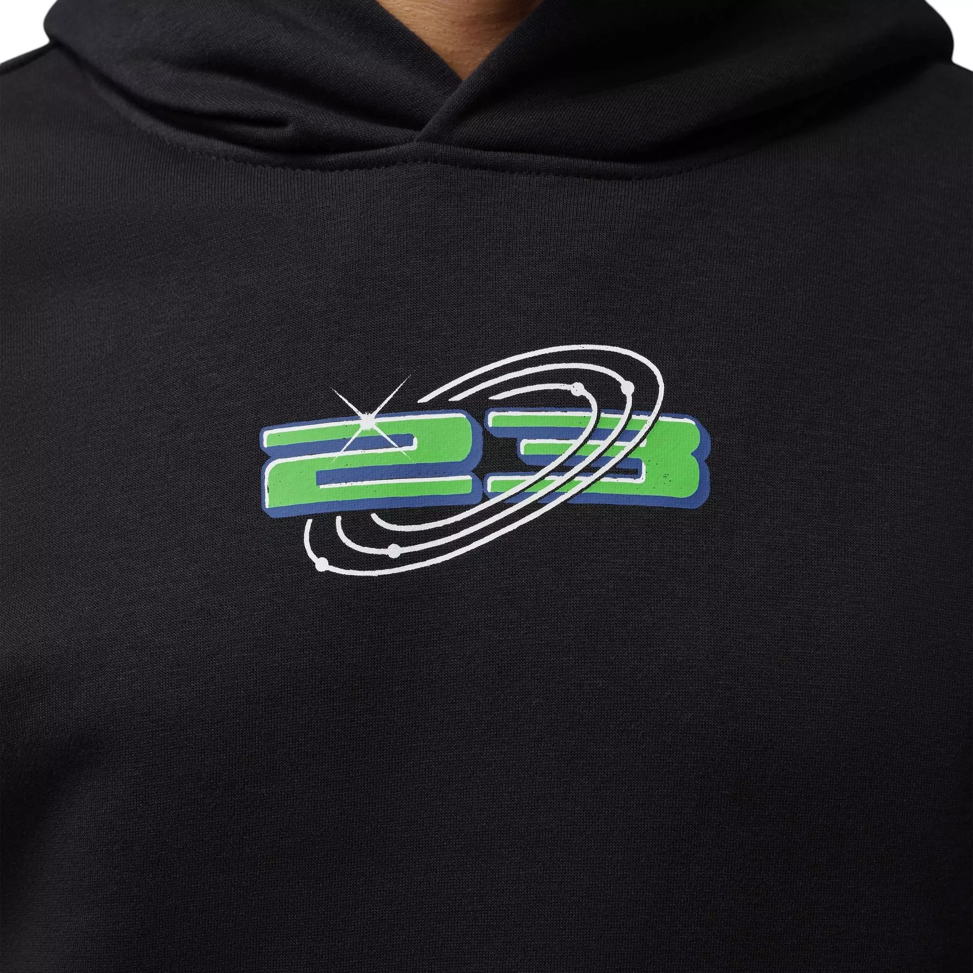 Jordan Brooklyn "Space Jam" Men's Fleece Pullover Hoodie - BLACK