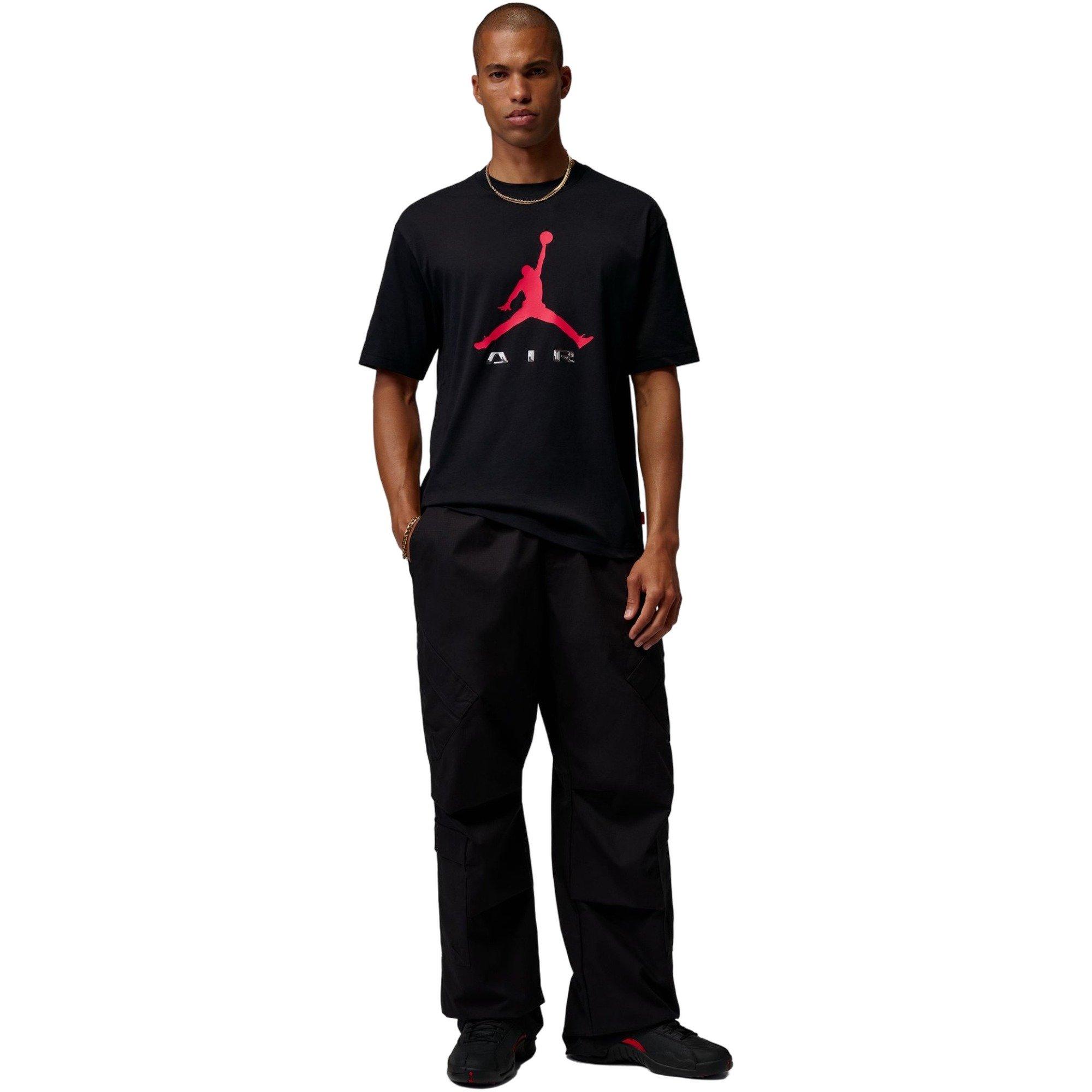 Jordan Men's Air Brooklyn Jumpman Tee - BLACK/RED