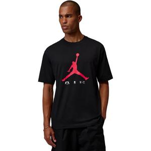 Jordan Men's Air Brooklyn Jumpman Tee - BLACK/RED