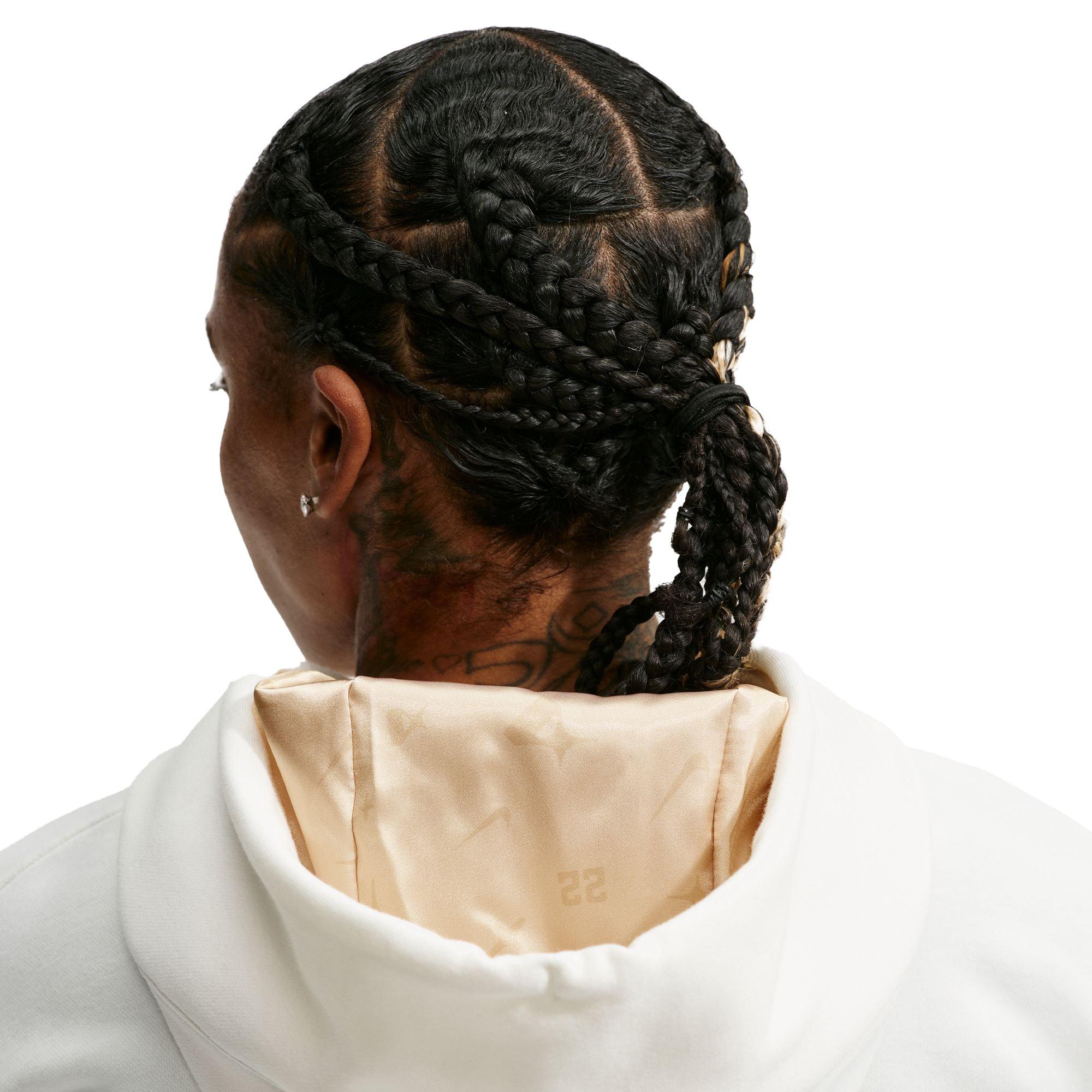 Nike A'ja Wilson "Gold Standard" Women's Basketball Hoodie - SAIL/METALLIC GOLD Thumbnail View 4