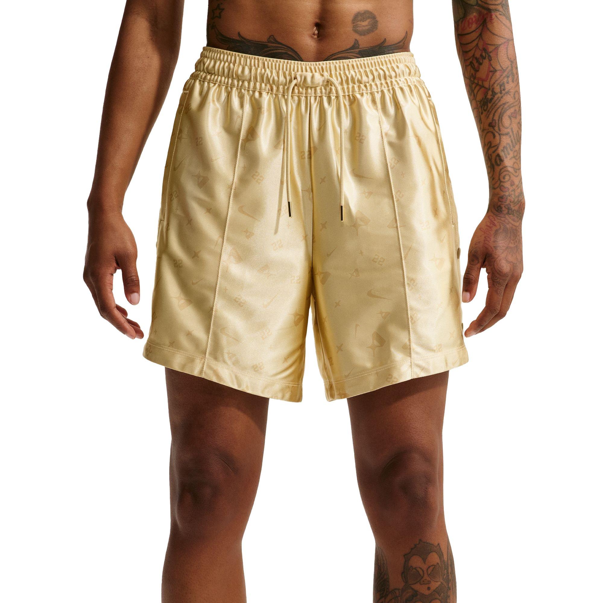 Nike A'ja Wilson "Gold Standard" Women's Dri-FIT Basketball Short - TEAM GOLD/WHEAT GRASS Thumbnail View 1