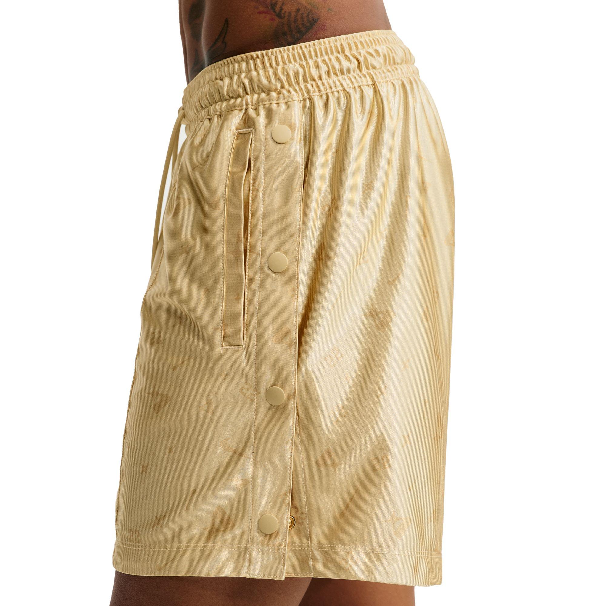 Nike A'ja Wilson "Gold Standard" Women's Dri-FIT Basketball Short - TEAM GOLD/WHEAT GRASS Thumbnail View 2