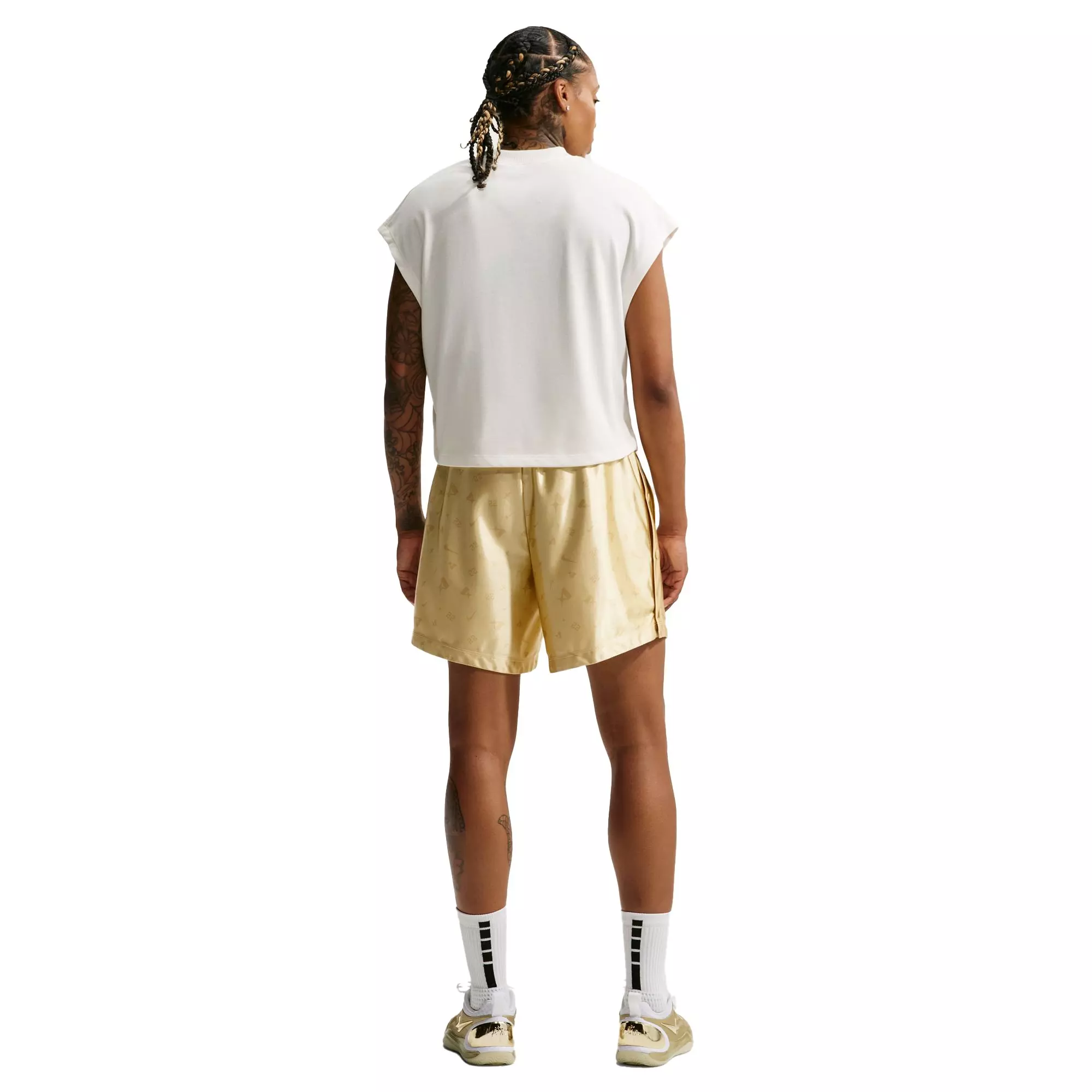 Nike A'ja Wilson "Gold Standard" Women's Dri-FIT Basketball Short - TEAM GOLD/WHEAT GRASS