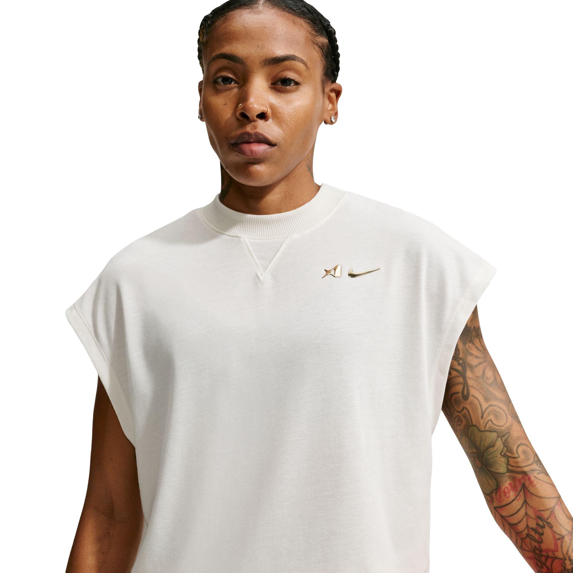 Nike A'ja Wilson "Gold Standard" Women's Basketball Tank Top - SAIL/METALLIC GOLD Thumbnail View 1