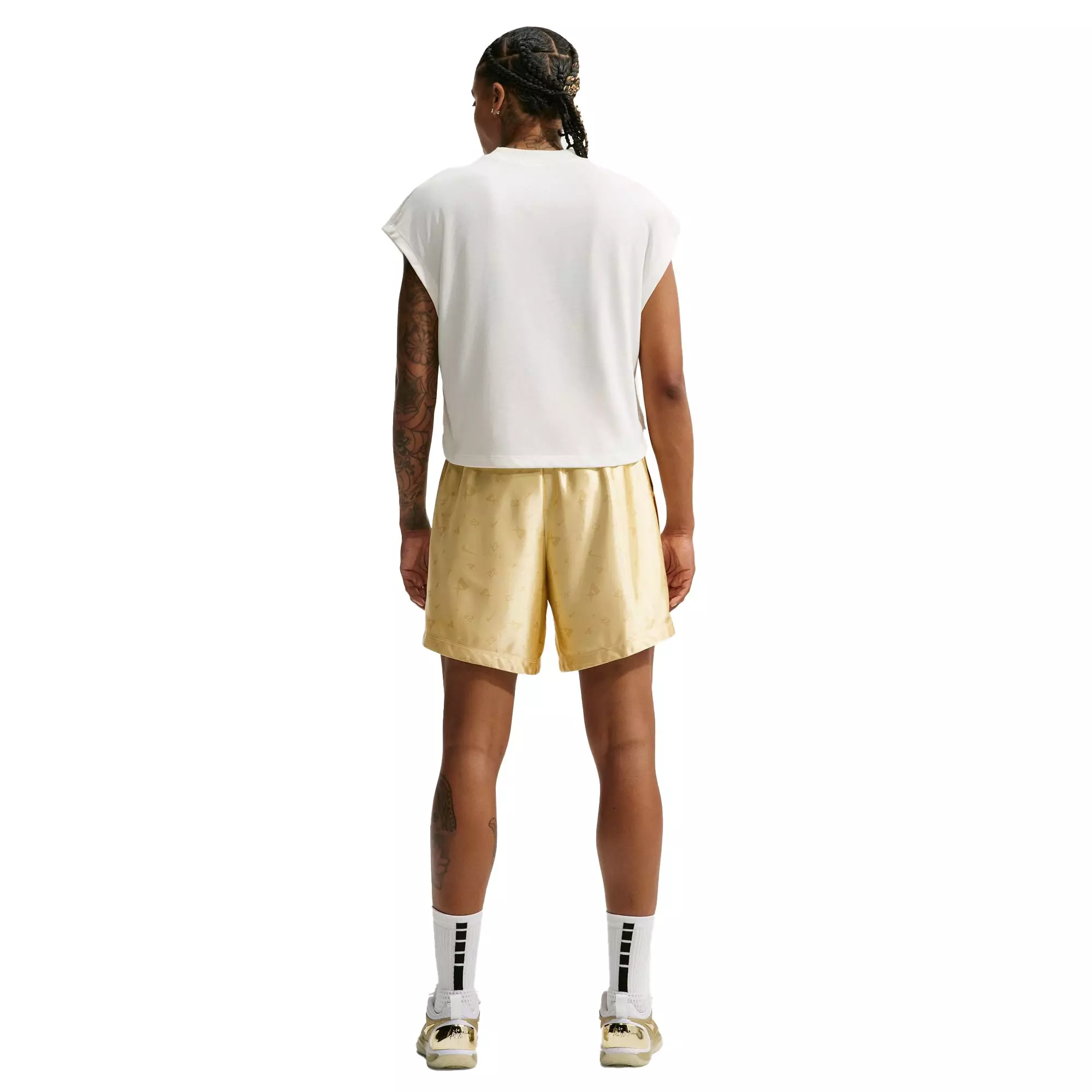 Nike A'ja Wilson "Gold Standard" Women's Basketball Tank Top - SAIL/METALLIC GOLD