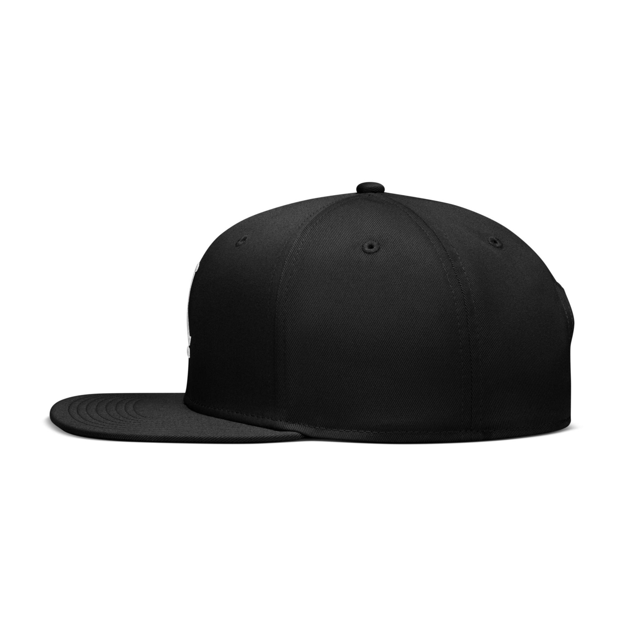 Jordan Pro Snapback Cap - Black/White - BLACK/WHITE