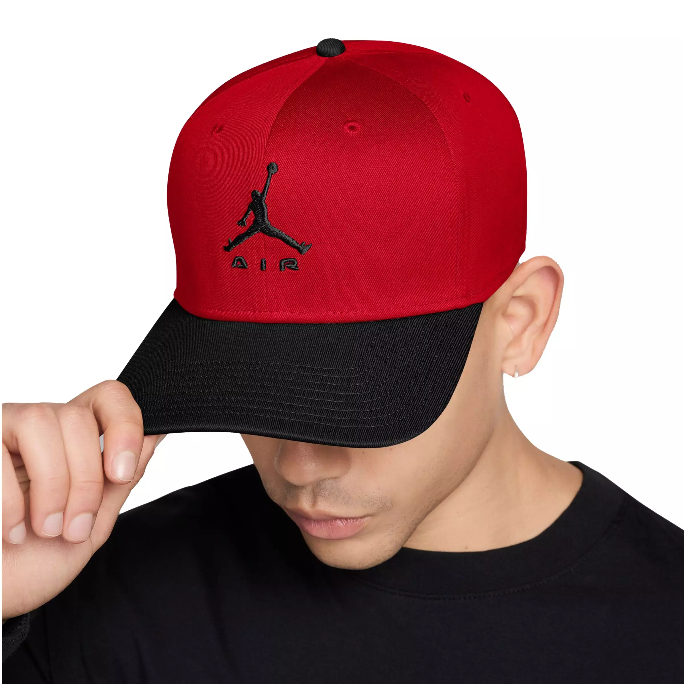 Jordan Pro Snapback Cap - Red/Black - RED/BLACK