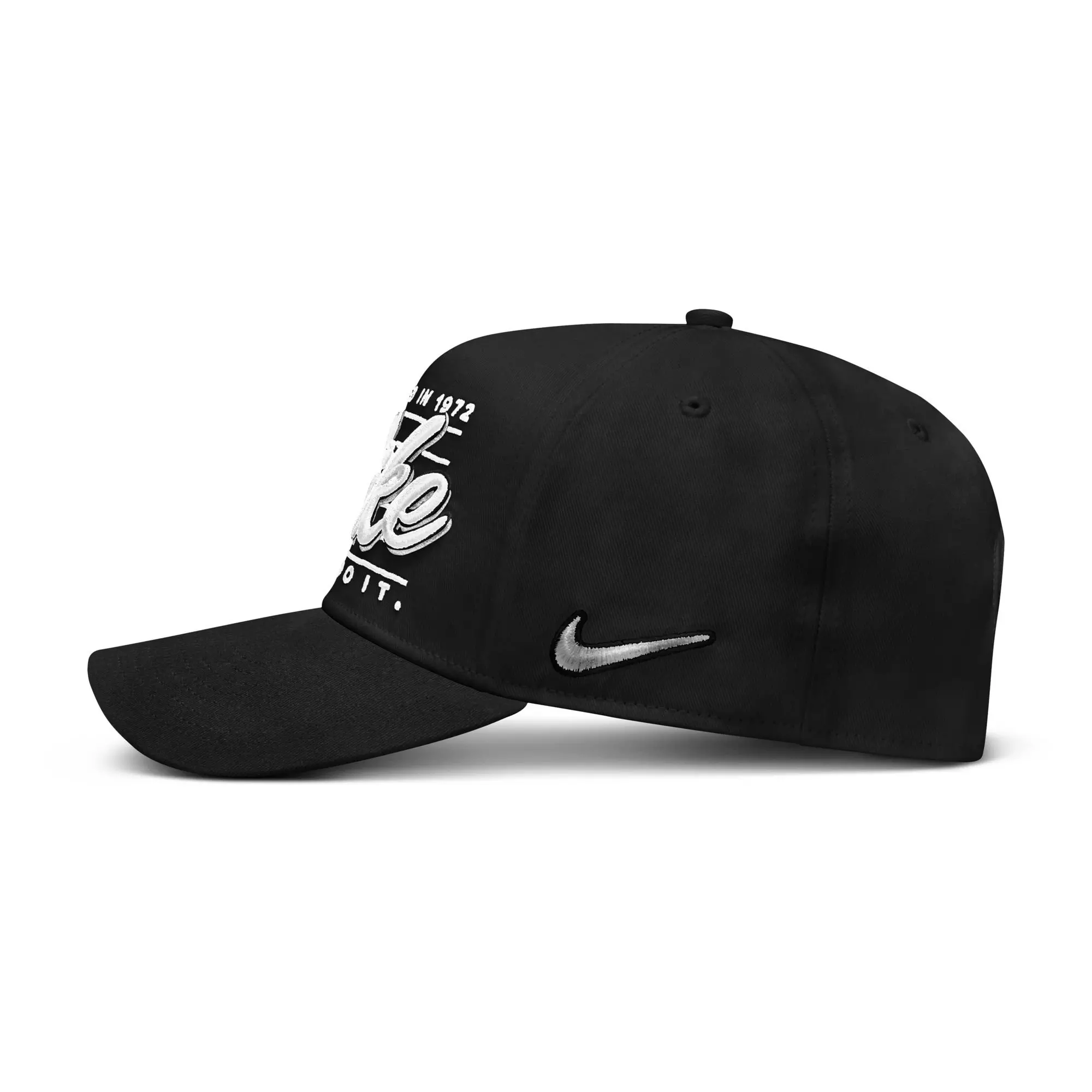 Nike Script A-Frame Rise Cap - Black - BLACK