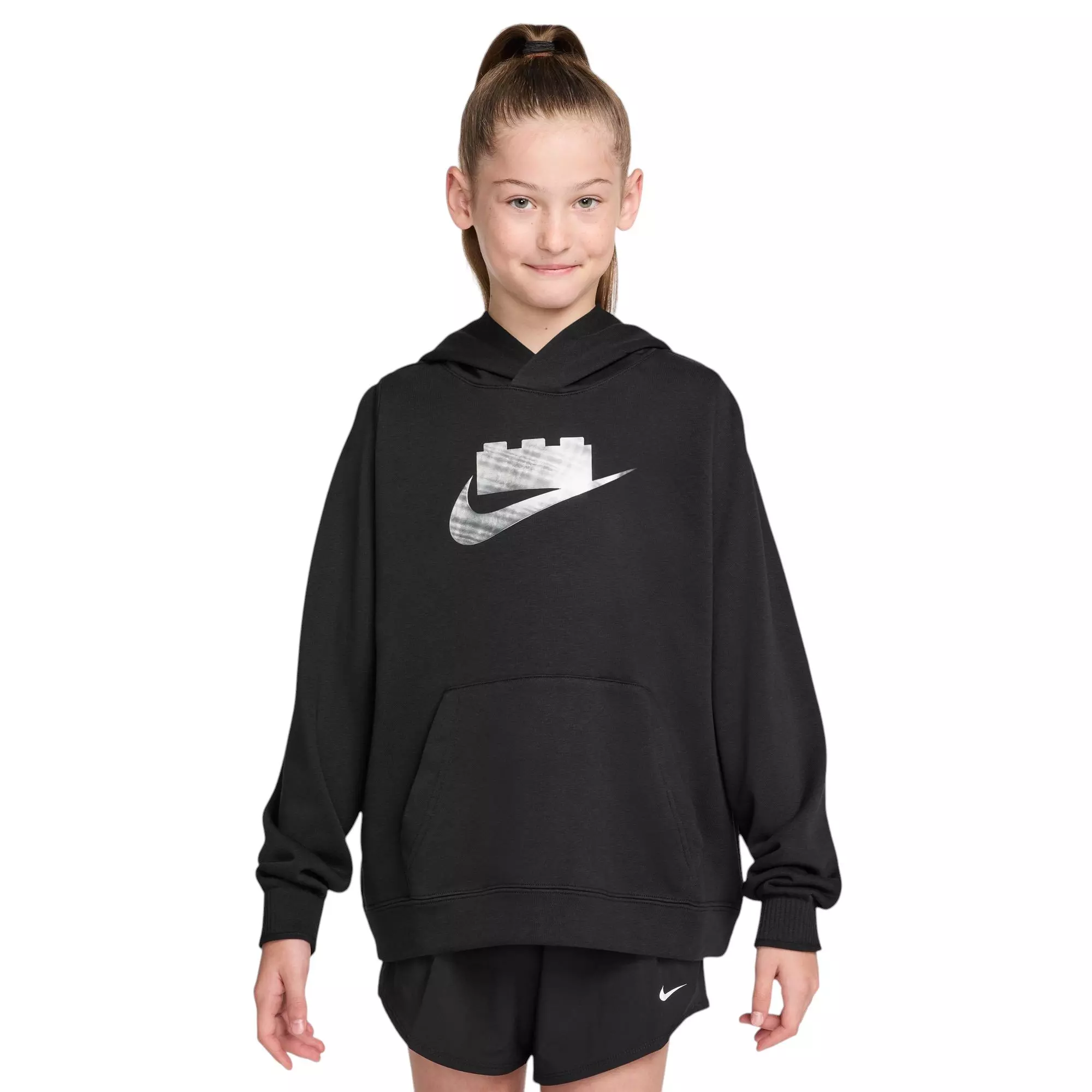 Nike x LEGO Collection "Black" Big Kids' Hoodie - BLACK