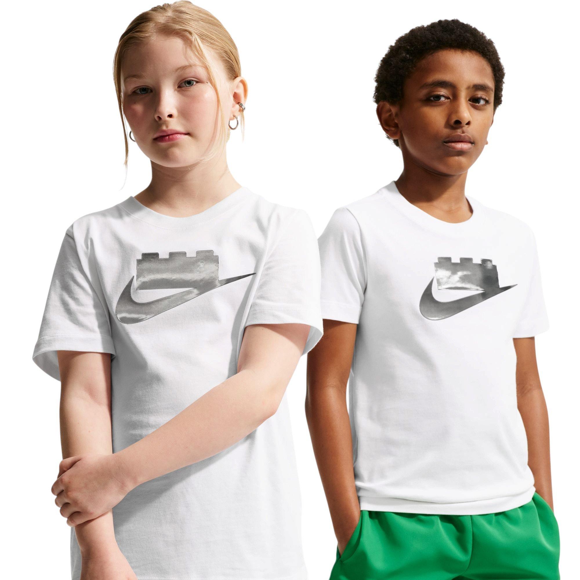Nike x LEGO Collection "White" Big Kids' Tee - WHITE