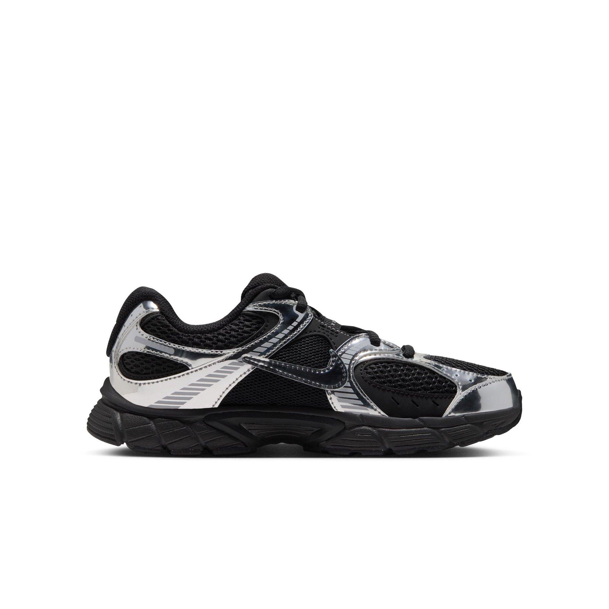 Nike V5 RNR "Black/Metallic Silver" Grade School Girls' Shoe - BLACK/SILVER