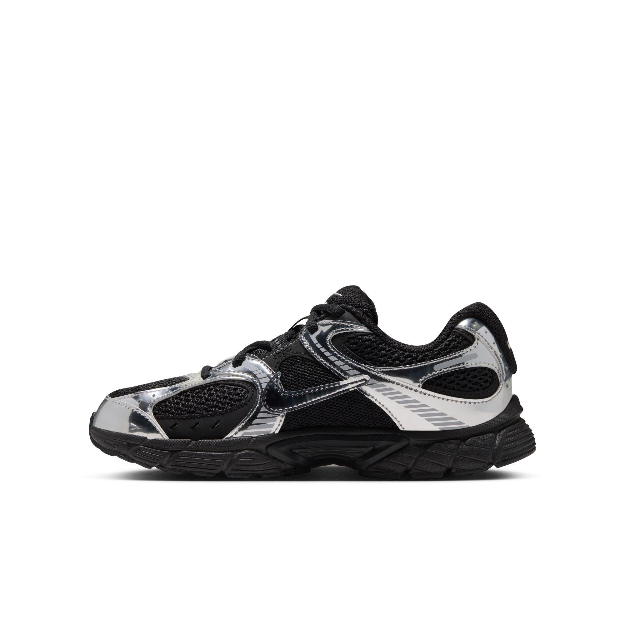 Nike V5 RNR "Black/Metallic Silver" Grade School Girls' Shoe - BLACK/SILVER