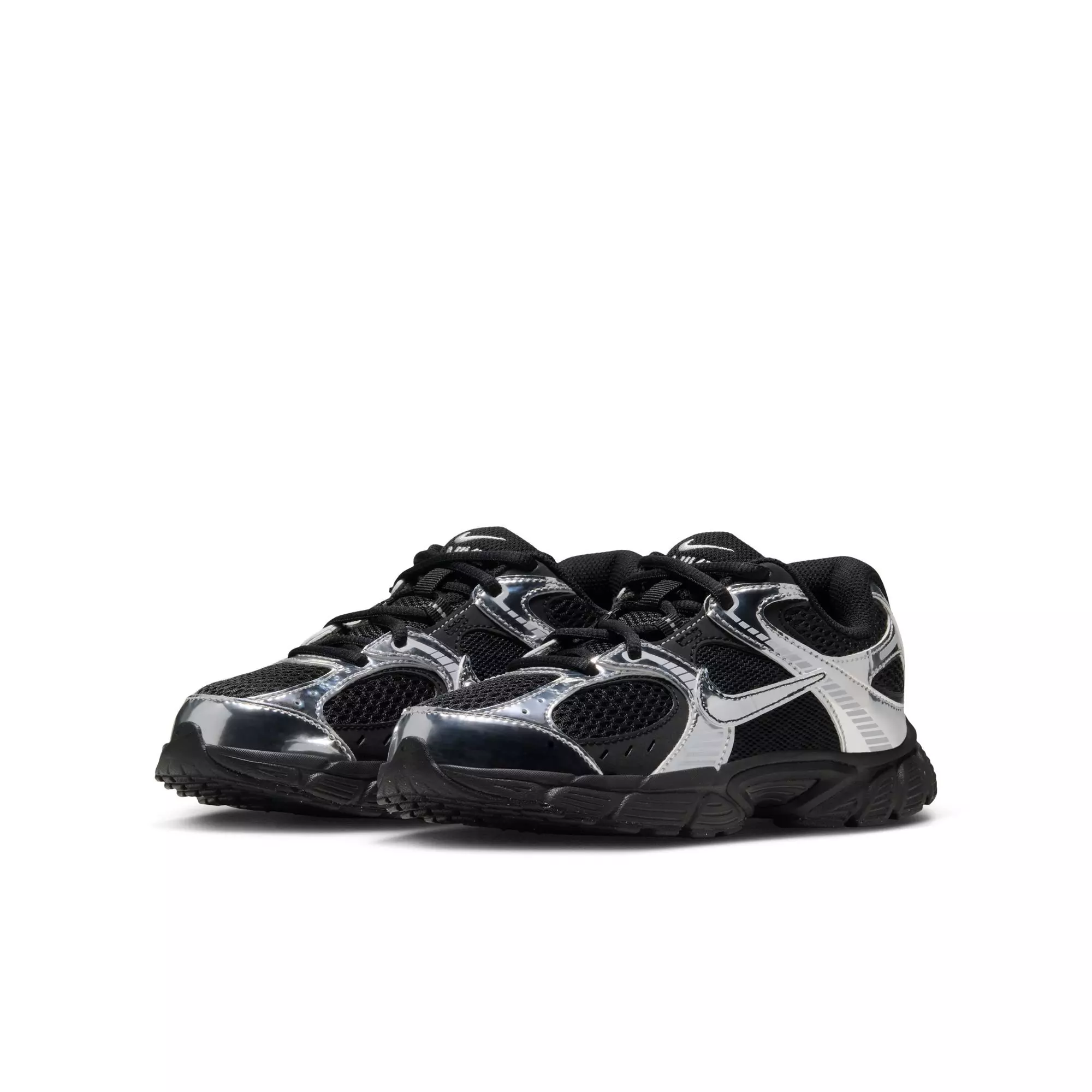 Nike V5 RNR "Black/Metallic Silver" Grade School Girls' Shoe - BLACK/SILVER