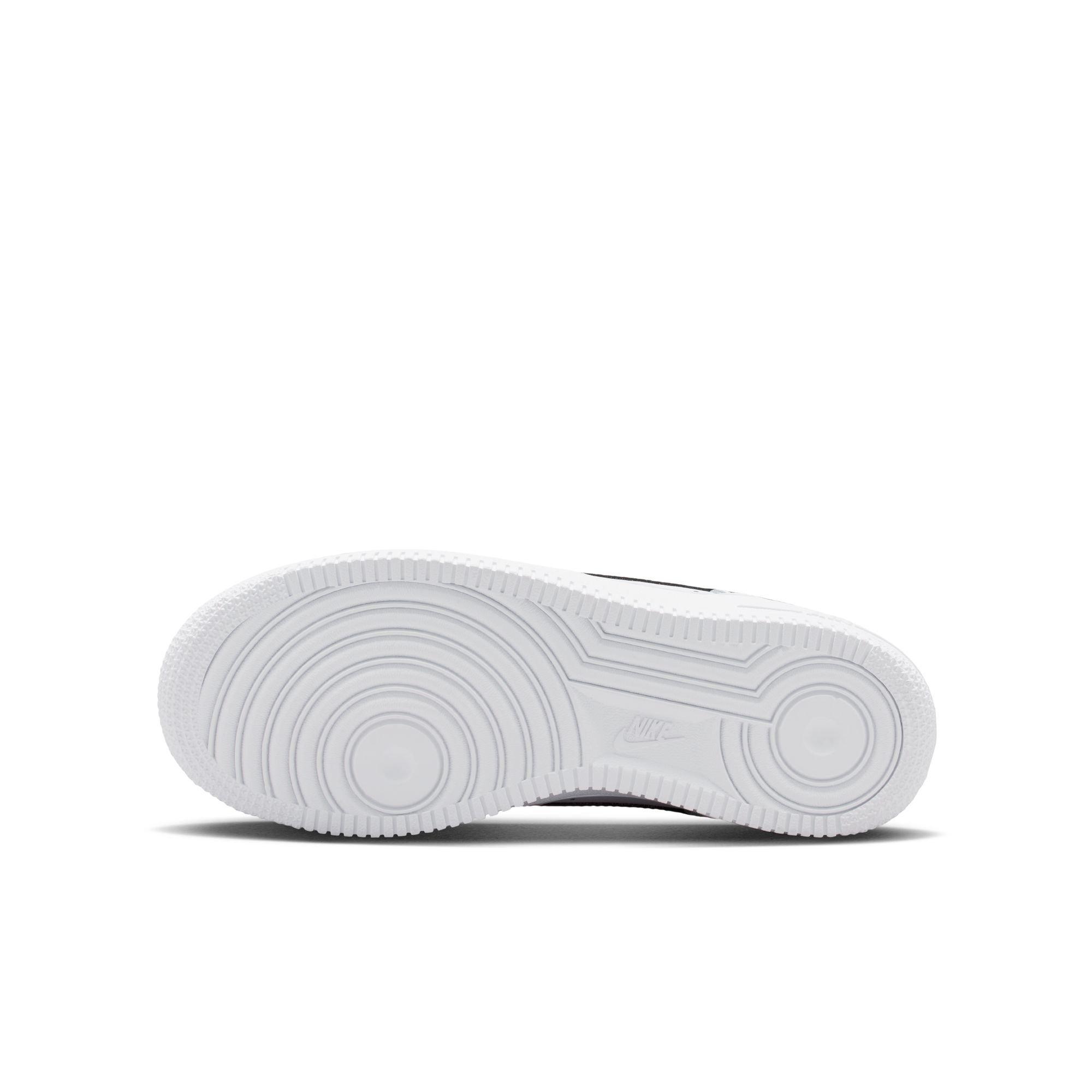 Nike Air Force 1 "White/Metallic Silver" Grade School Girls' Shoe - WHITE/SILVER