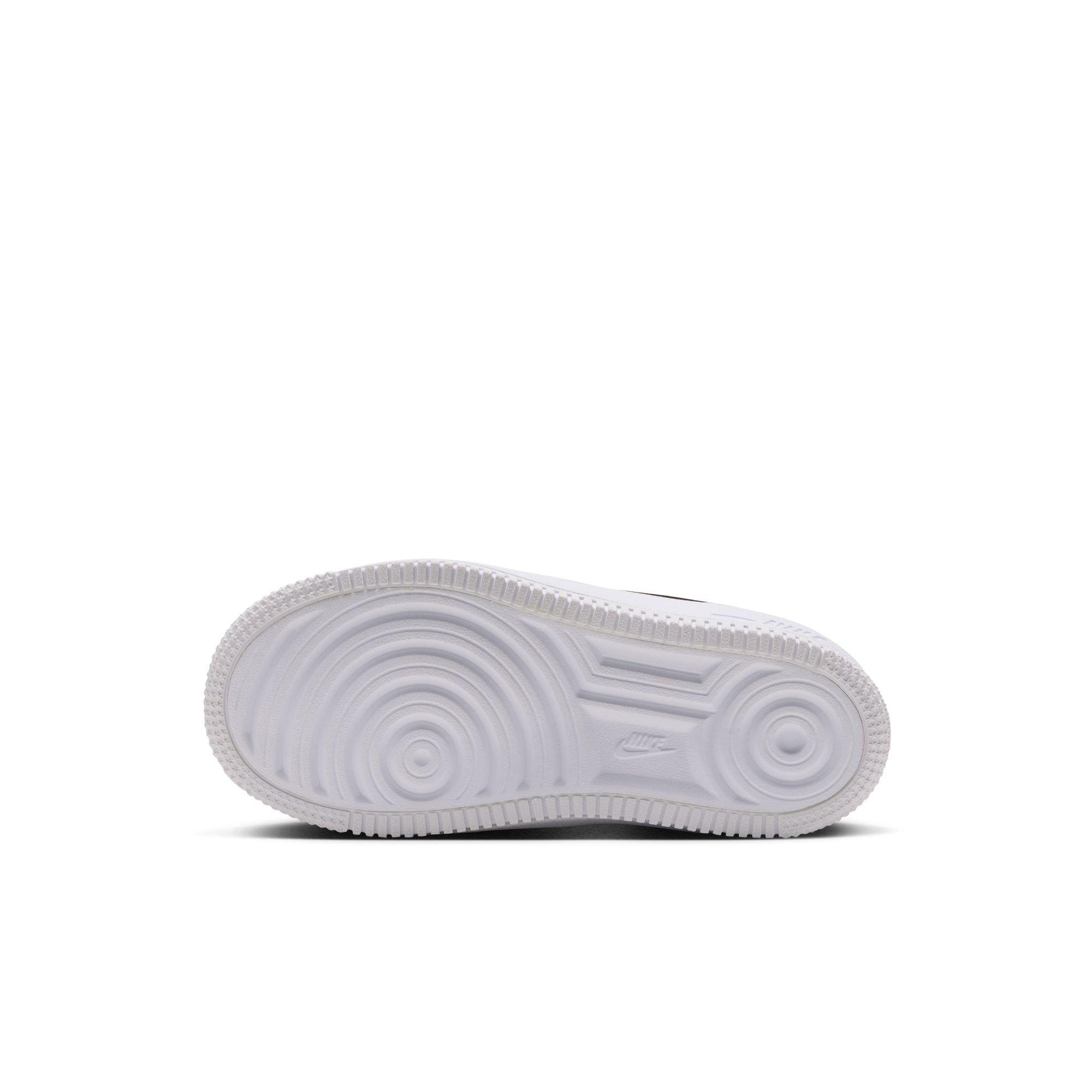 Nike Air Force 1 Low "White/Metallic Silver" Preschool Girls' Shoe - WHITE/SILVER