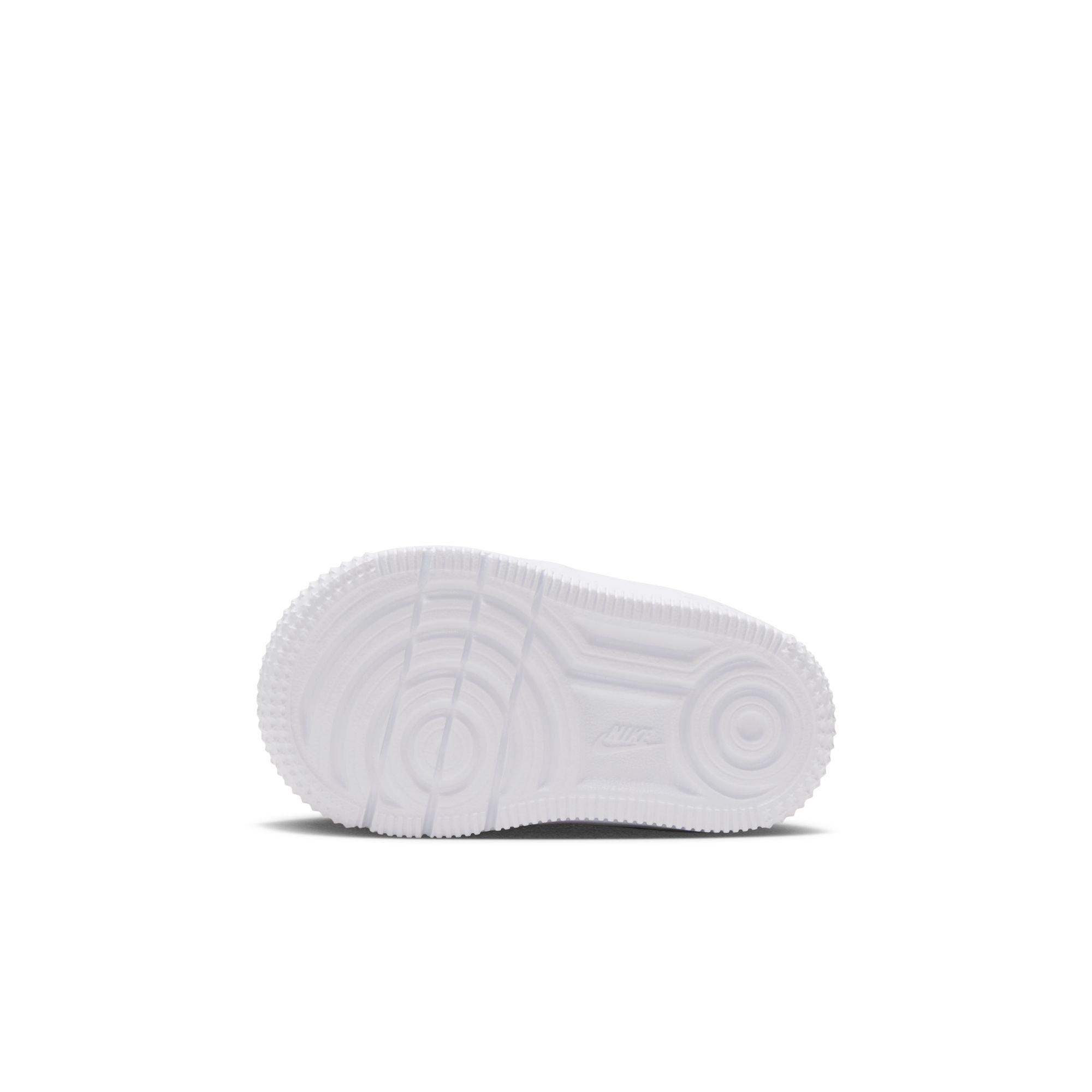 Nike Air Force 1 Low "White/Metallic Silver" Toddler Girls' Shoe - WHITE/SILVER