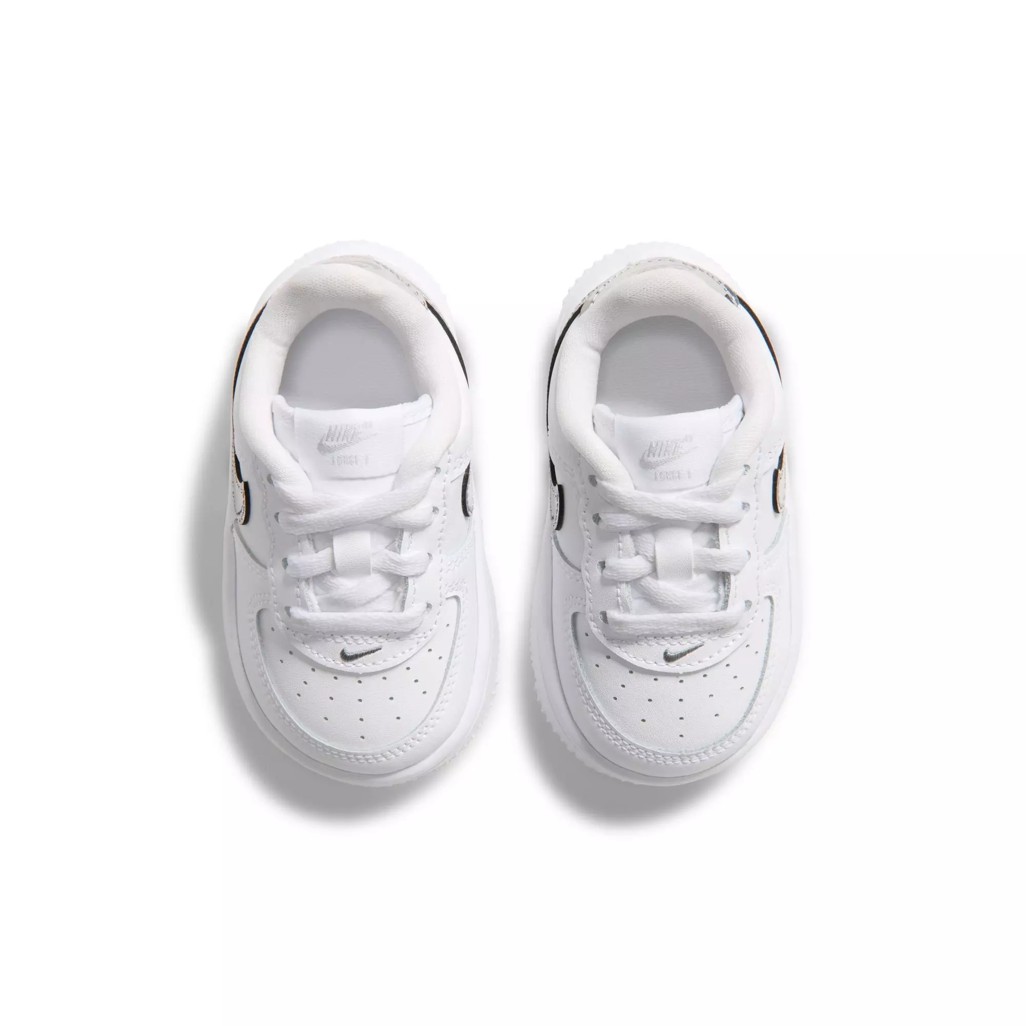 Nike Air Force 1 Low "White/Metallic Silver" Toddler Girls' Shoe - WHITE/SILVER