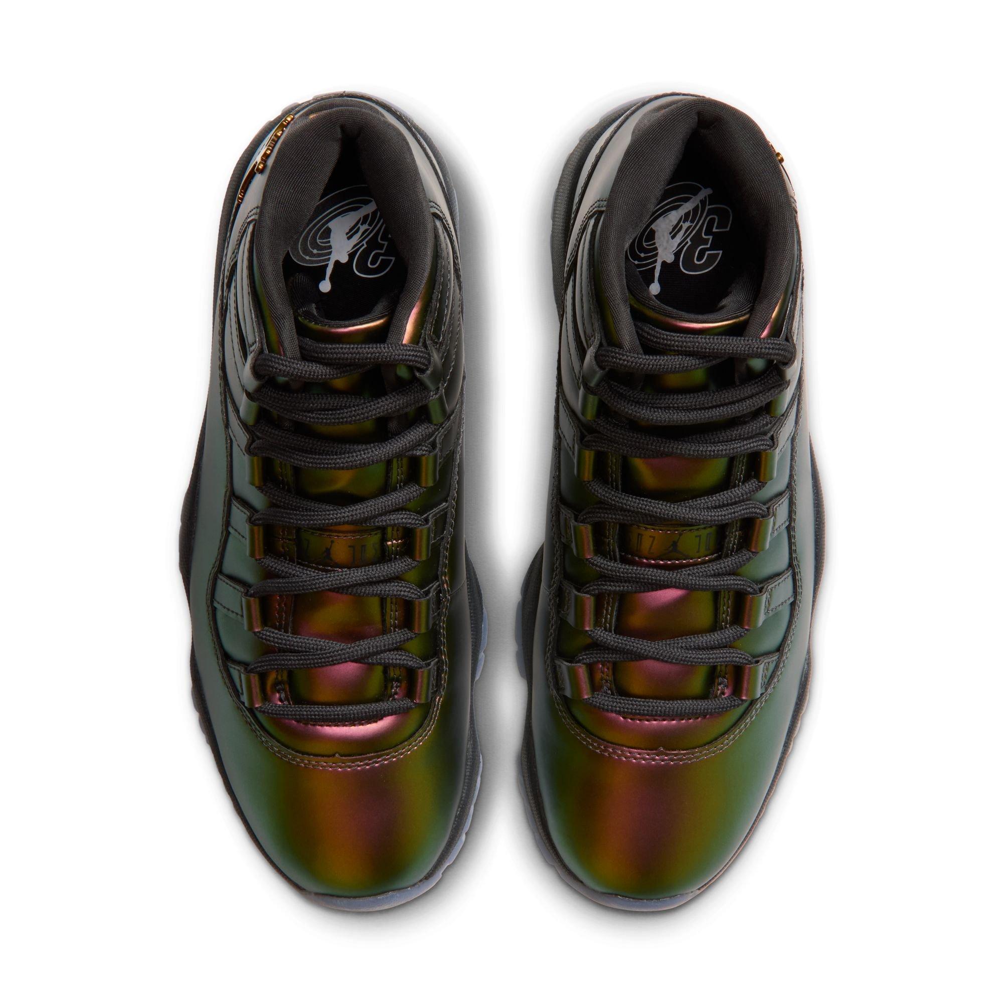Jordan 11 Retro "Magic Ball" Women's Shoe - LT BRITISH TAN/OFF NOIR/METALLIC SILVER