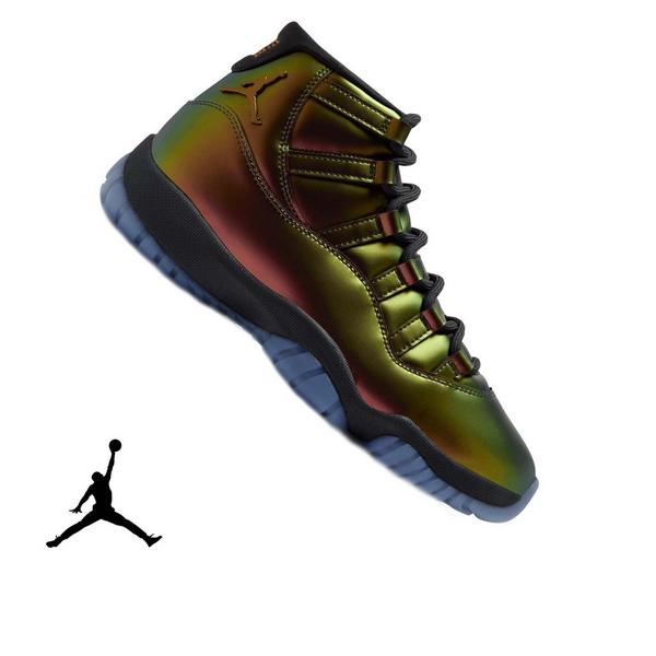 Jordan 11 Retro "Magic Ball" Women's Shoe - LT BRITISH TAN/OFF NOIR/METALLIC SILVER