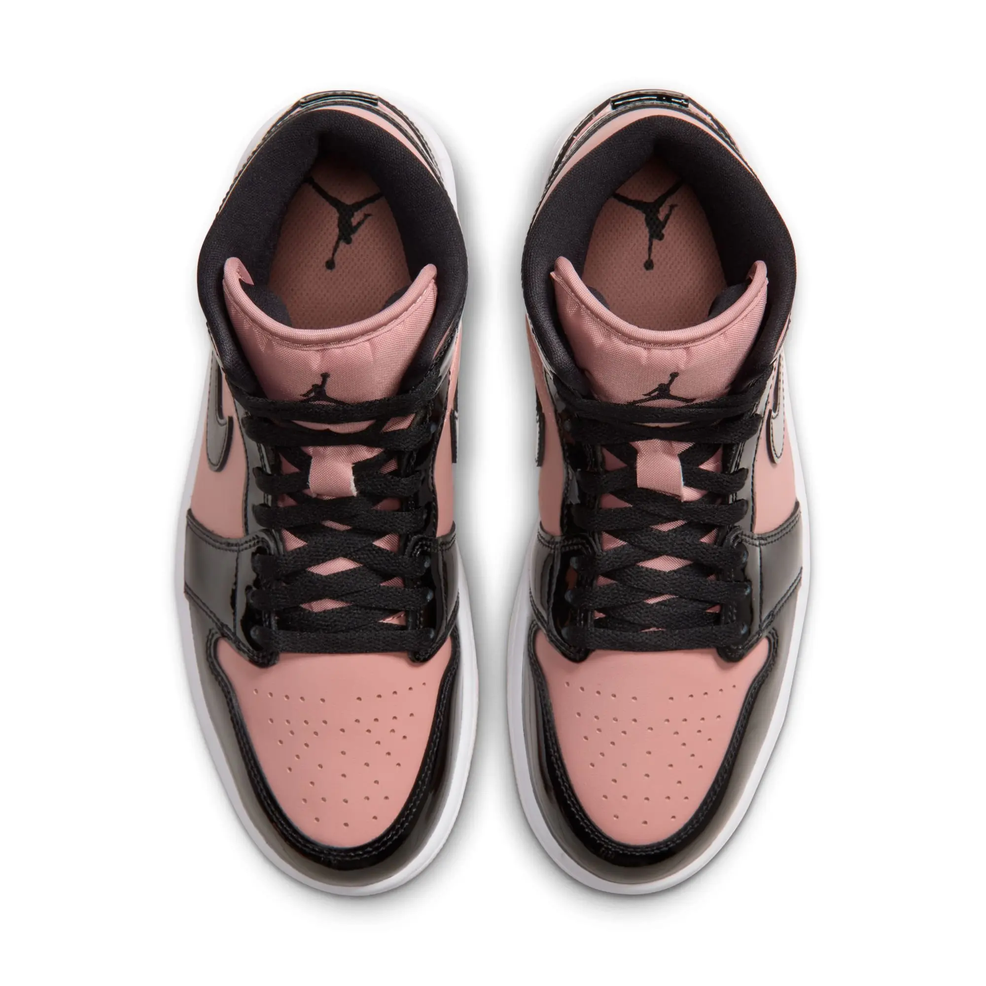 Jordan 1 Mid SE "Rust Pink/Black/White" Women's Shoe - PINK/BLACK