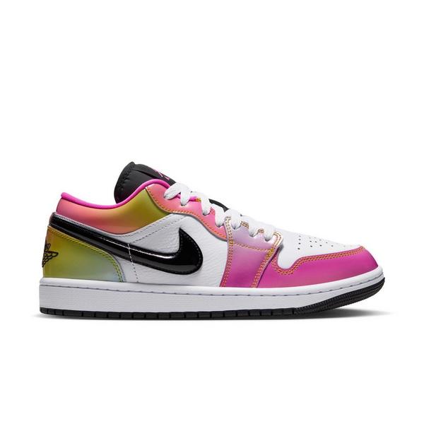 Jordan 1 Low SE "Lola Bunny" Women's Shoe - WHITE/BLACK/LASER PINK/YELLOW ZEST