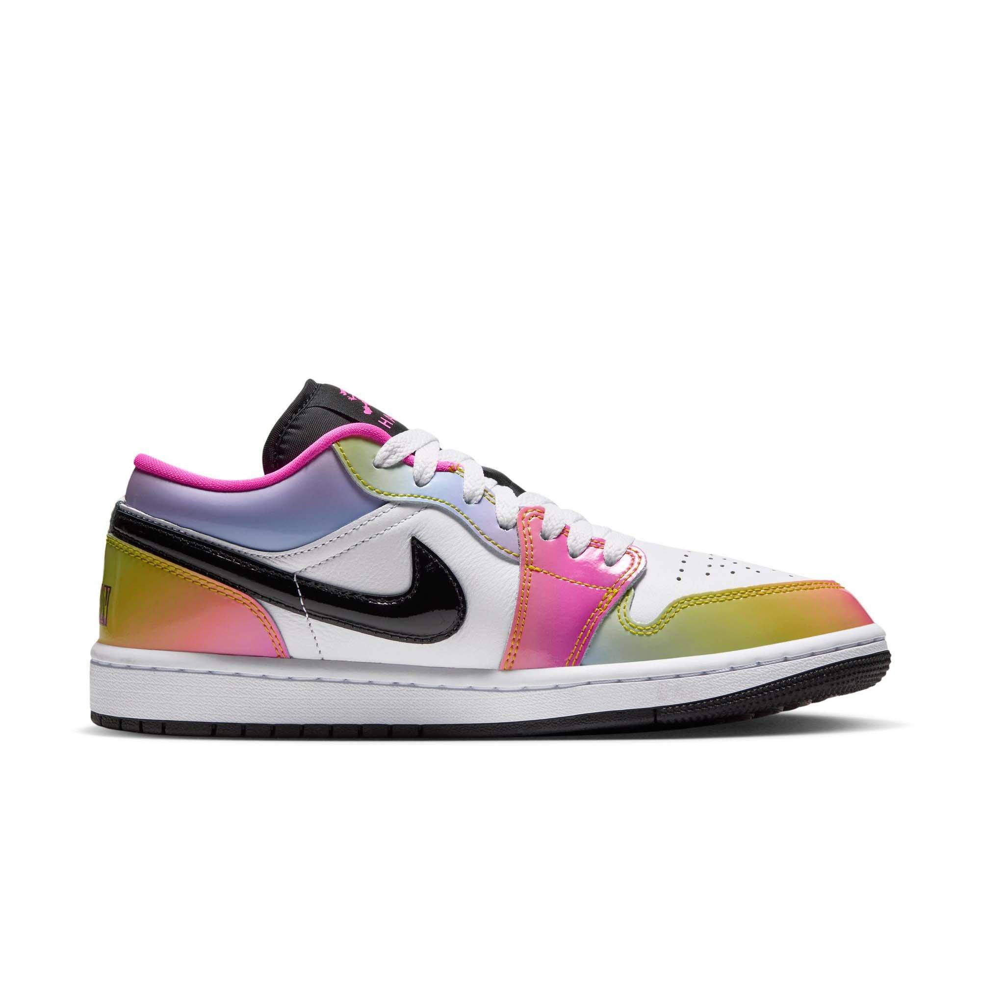Jordan 1 Low SE "Lola Bunny" Women's Shoe - WHITE/BLACK/LASER PINK/YELLOW ZEST