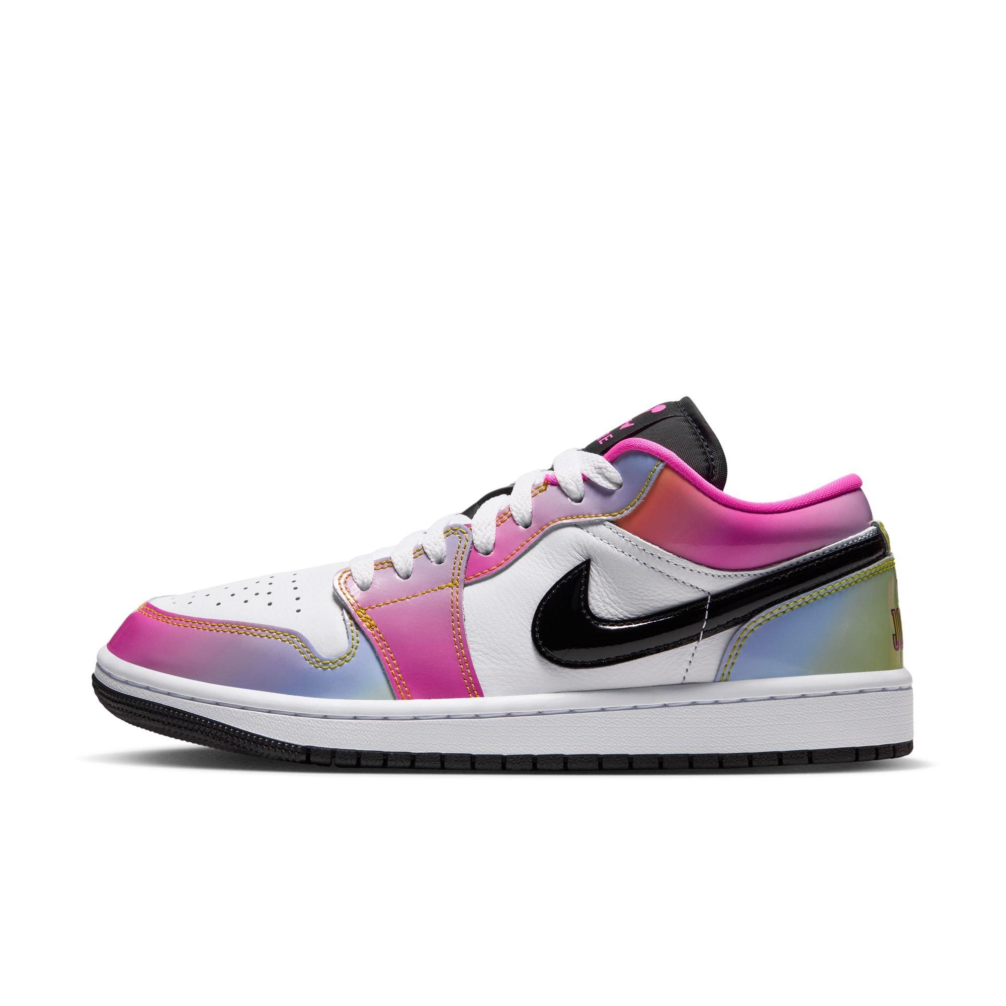 Jordan 1 Low SE "Lola Bunny" Women's Shoe - WHITE/BLACK/LASER PINK/YELLOW ZEST