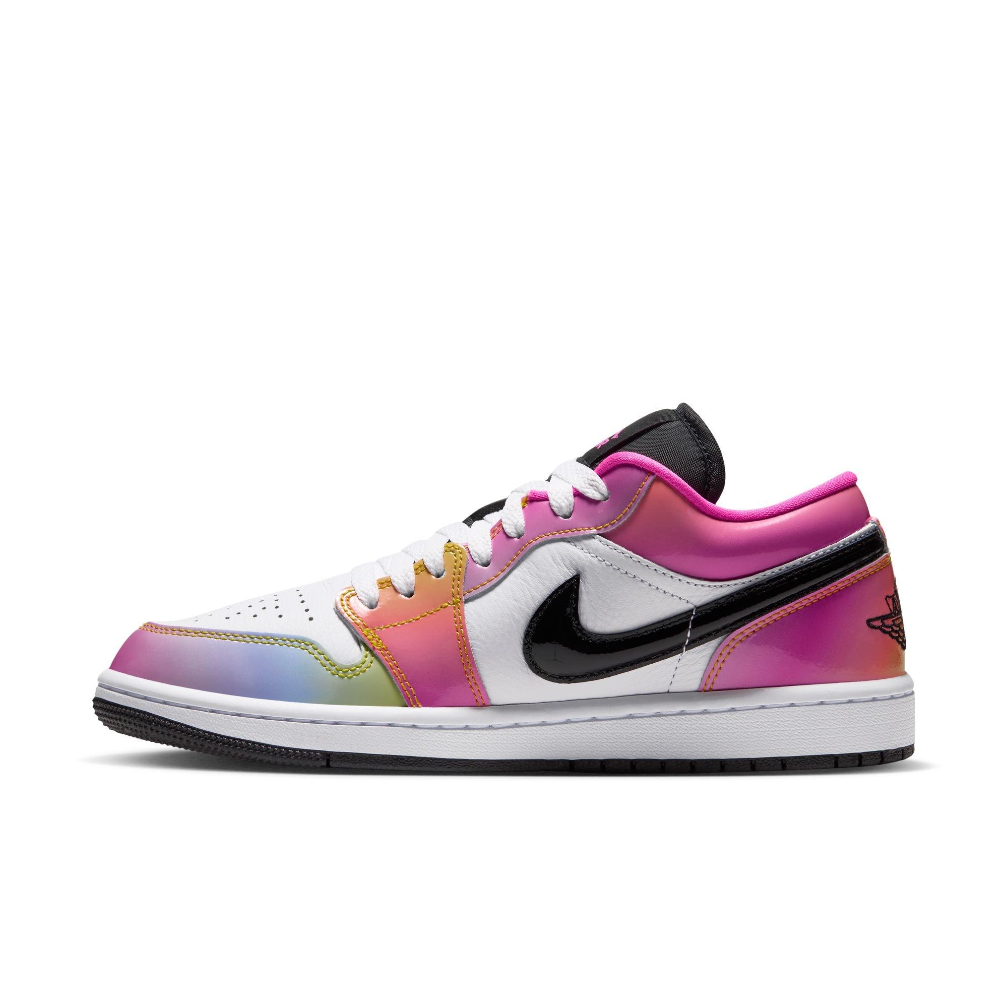 Jordan 1 Low SE "Lola Bunny" Women's Shoe - WHITE/BLACK/LASER PINK/YELLOW ZEST