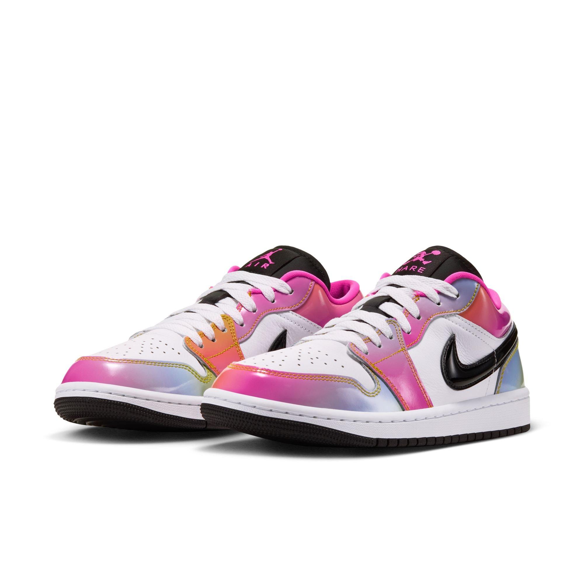 Jordan 1 Low SE "Lola Bunny" Women's Shoe - WHITE/BLACK/LASER PINK/YELLOW ZEST