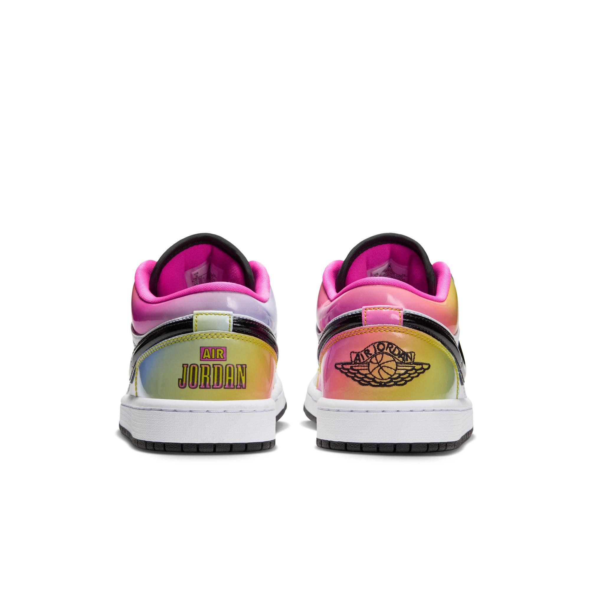Jordan 1 Low SE "Lola Bunny" Women's Shoe - WHITE/BLACK/LASER PINK/YELLOW ZEST