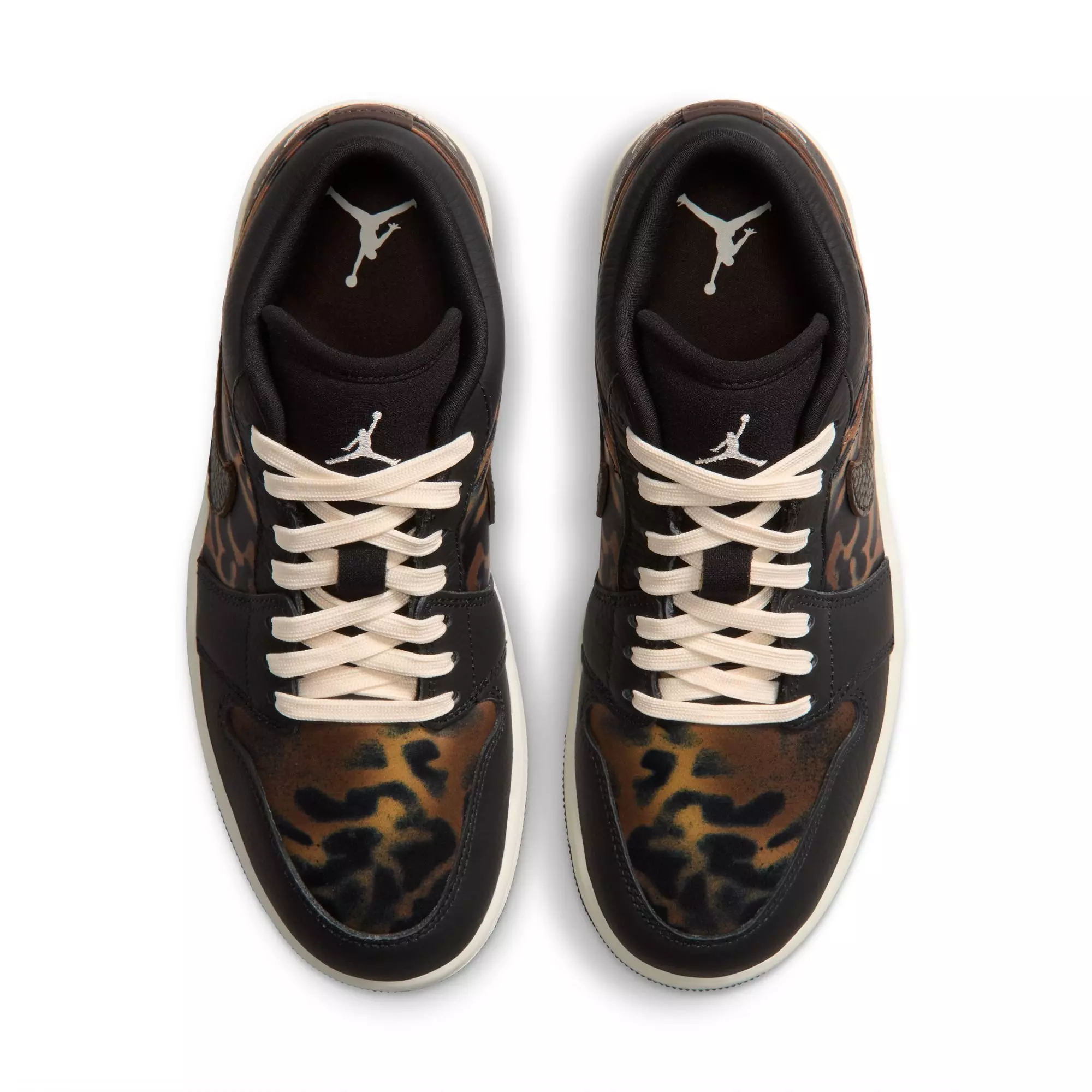 Jordan 1 Low SE "Black/Chalk/Velvet Brown" Women's Shoe - BLACK/BROWN