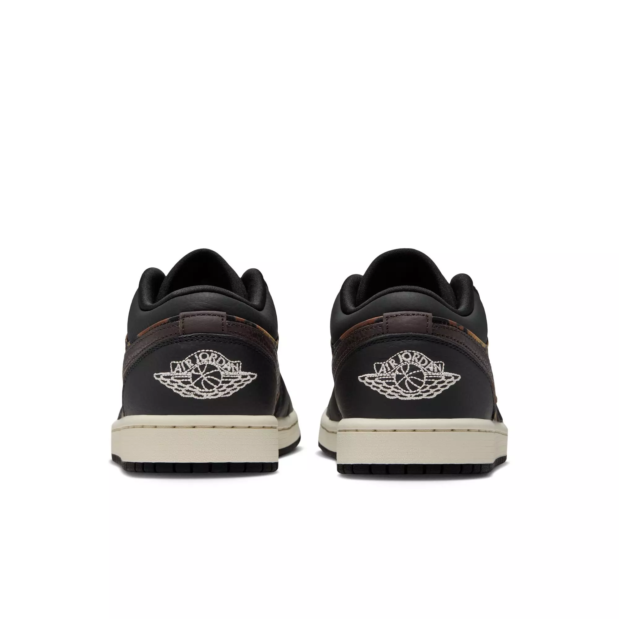 Jordan 1 Low SE "Black/Chalk/Velvet Brown" Women's Shoe - BLACK/BROWN