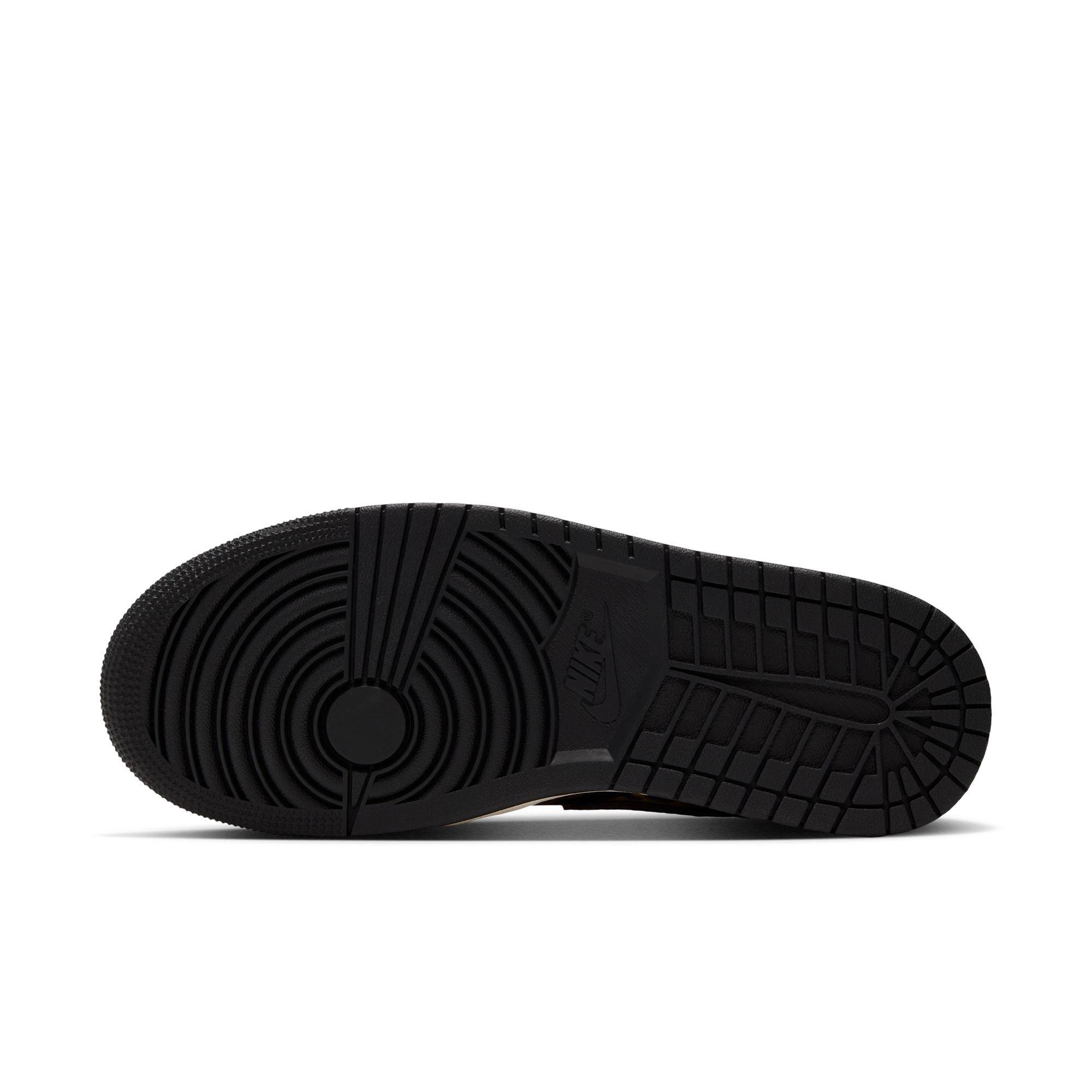 Jordan 1 Low SE "Black/Chalk/Velvet Brown" Women's Shoe - BLACK/BROWN