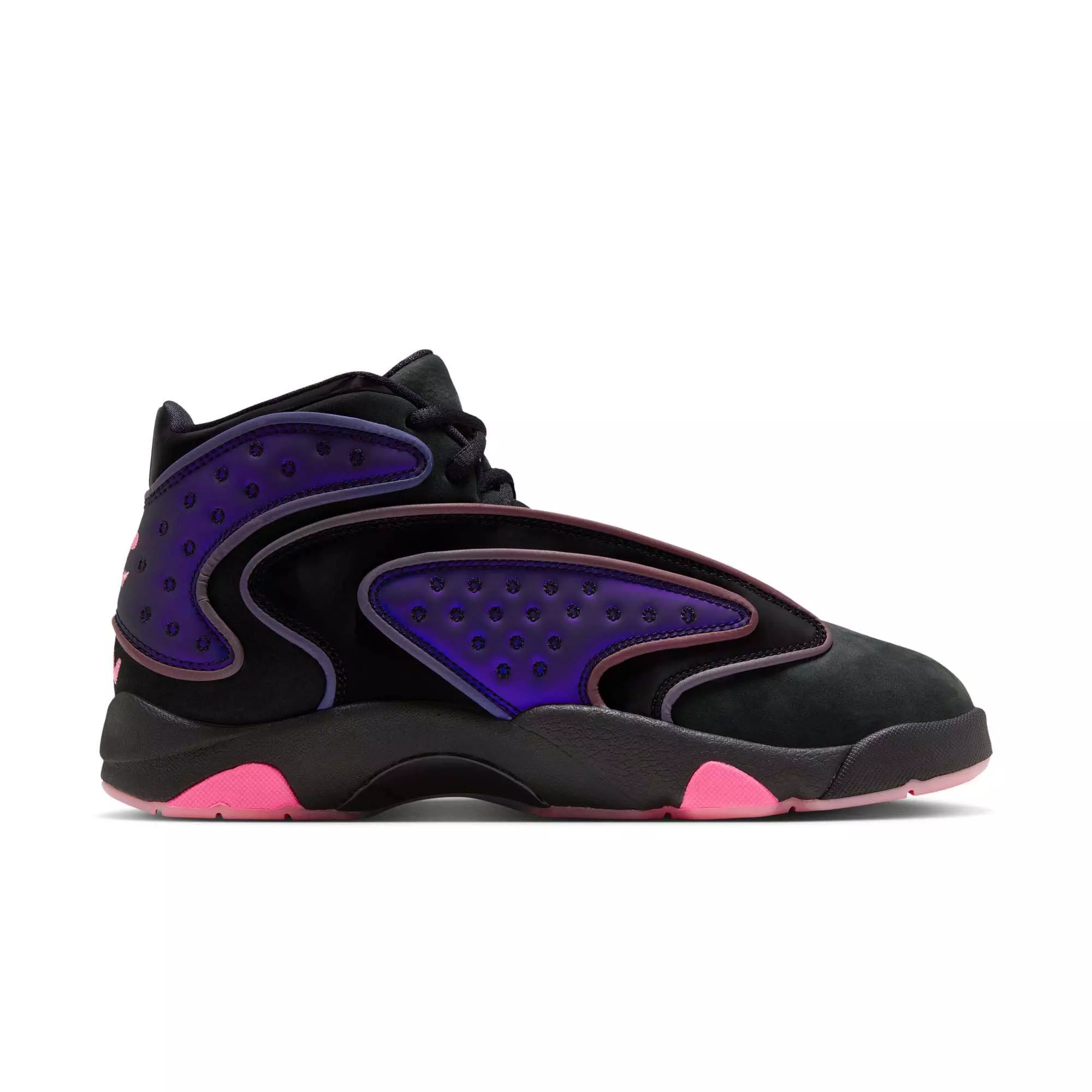 Jordan OG "Amusement Park" Women's Shoe - BLACK/PINK BEAM/CONCORD/CRIMSON TINT