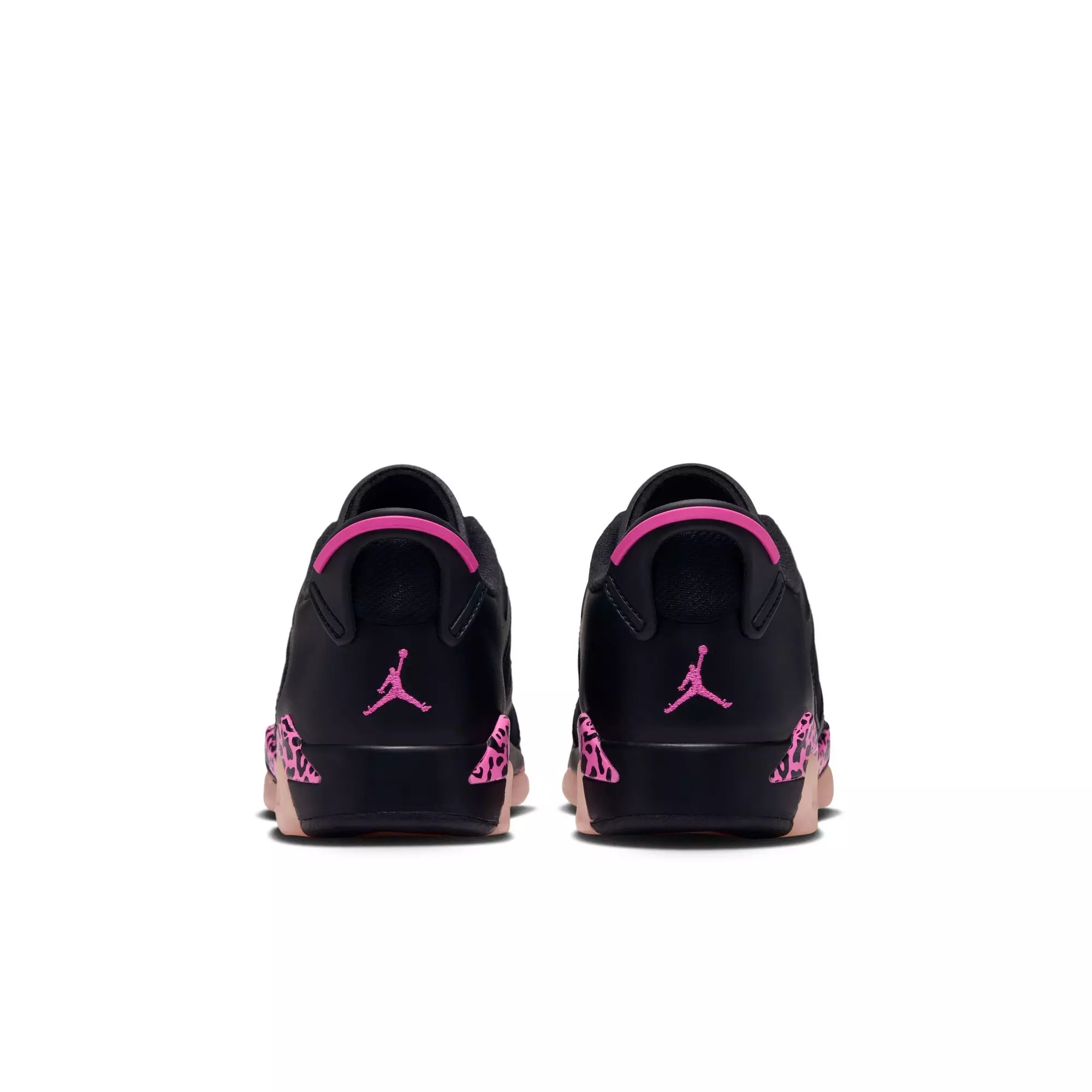 Jordan 6 Retro "Fierce Pink" Grade School Kids' Shoe - BLACK/LASER FUCHSIA/PINK FOAM