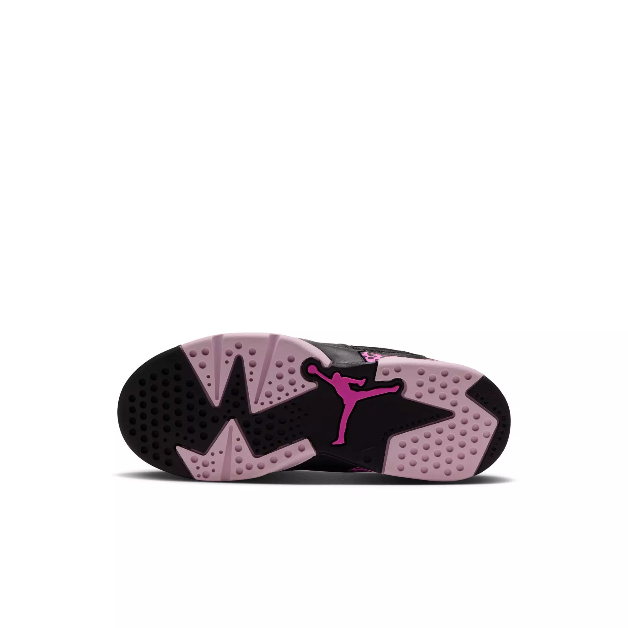 Jordan 6 Retro "Fierce Pink" Preschool Kids' Shoe - BLACK/LASER FUCHSIA/PINK FOAM