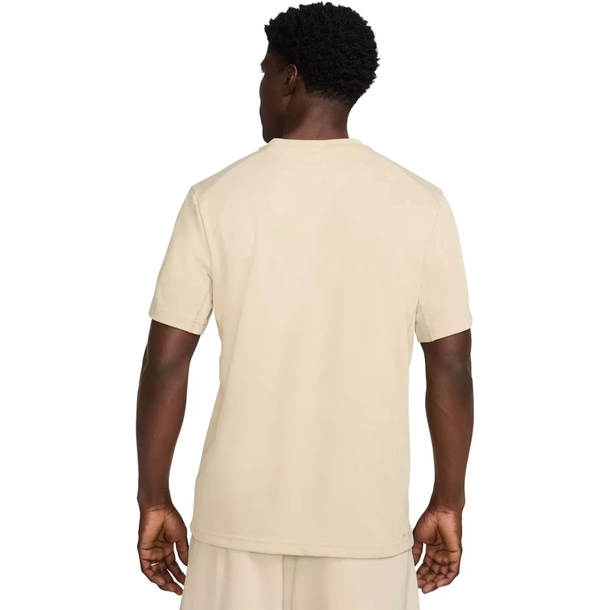 Nike Men's Primary Dri-FIT Short-Sleeve Versatile Top - Beige - BEIGE