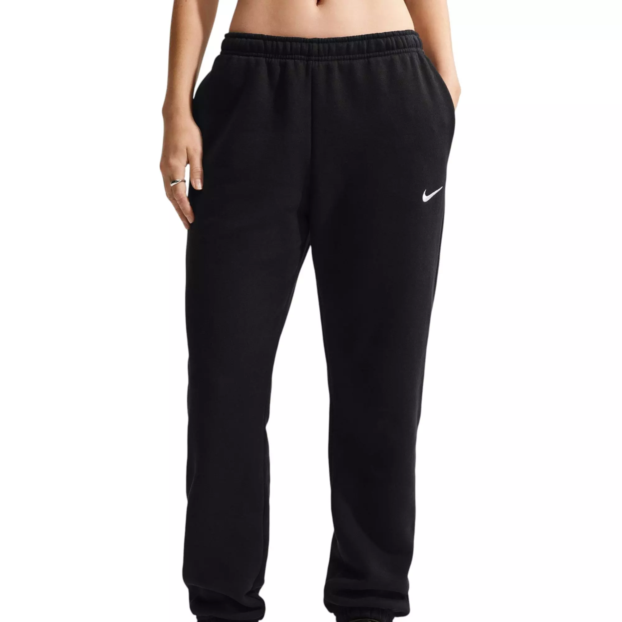 HO26 BLK FLC SL PANT - BLACK