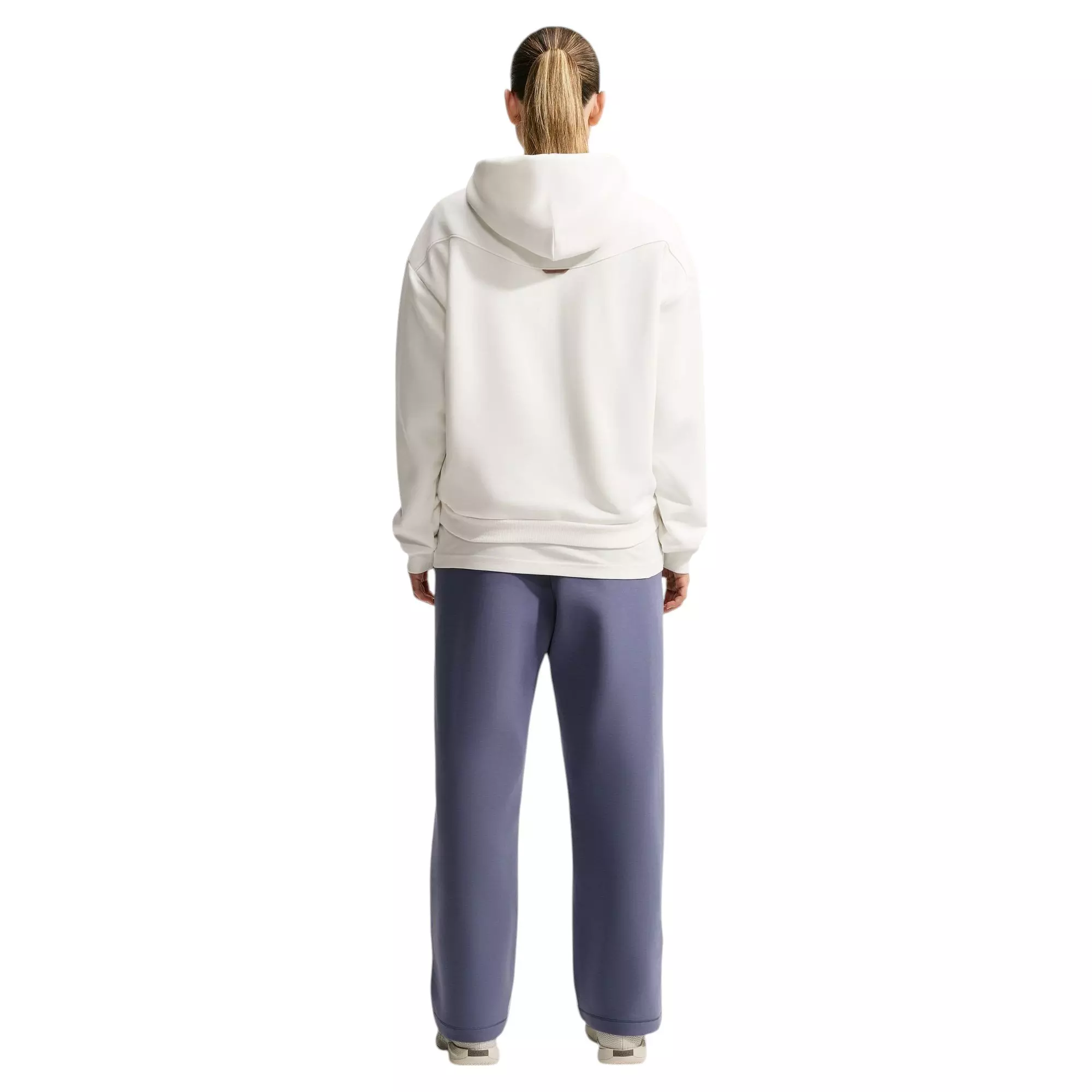 Nike Caitlin Blue Women's Standard Issue Dri-FIT Pullover Basketball Hoodie - SAIL