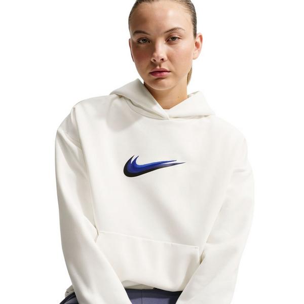 Nike Caitlin Blue Women's Standard Issue Dri-FIT Pullover Basketball Hoodie - SAIL