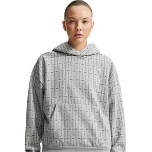 Nike Caitlin Blue Women's Standard Issue Brushed Pullover Basketball Hoodie - GREY
